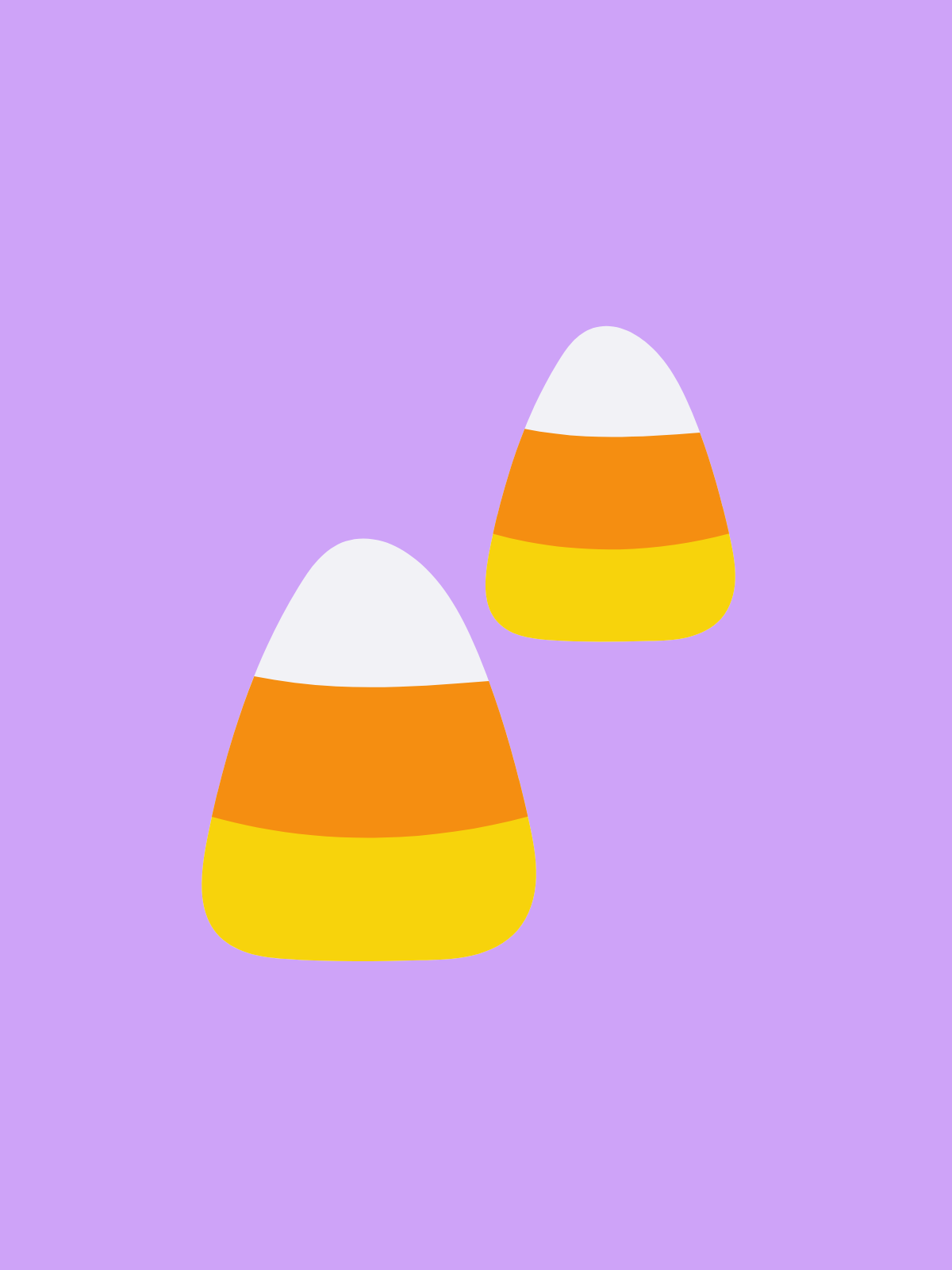 Two Blind Brothers - sticker Scratch & Sniff Candy Corn Stickers all