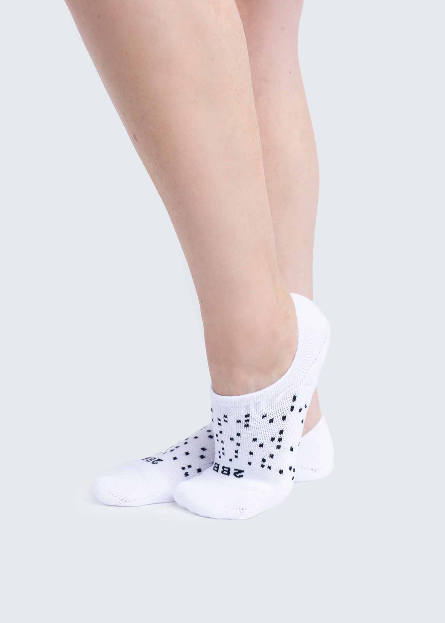 Two Blind Brothers - Gift No Show Sock Bundle (3 Pairs) White