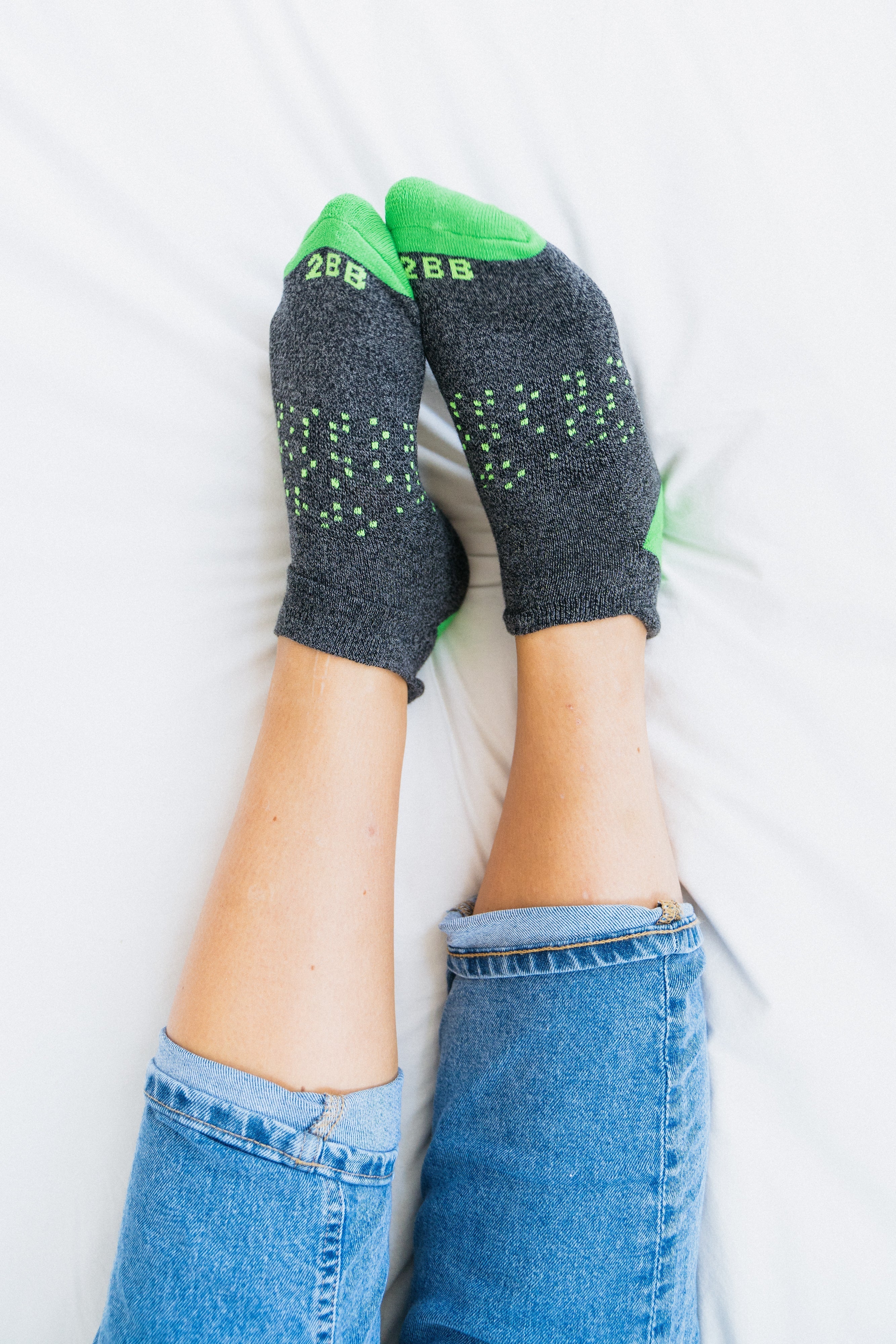 Two Blind Brothers - Gift Ankle Socks Green