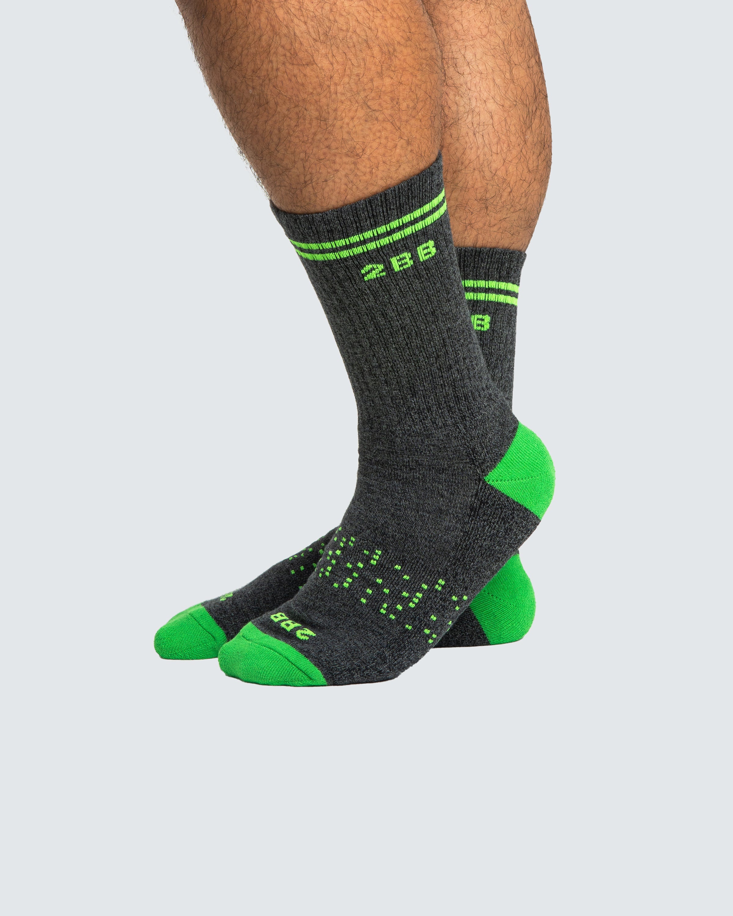 Two Blind Brothers - Gift Calf Sock Bundle (4 Pairs) Green