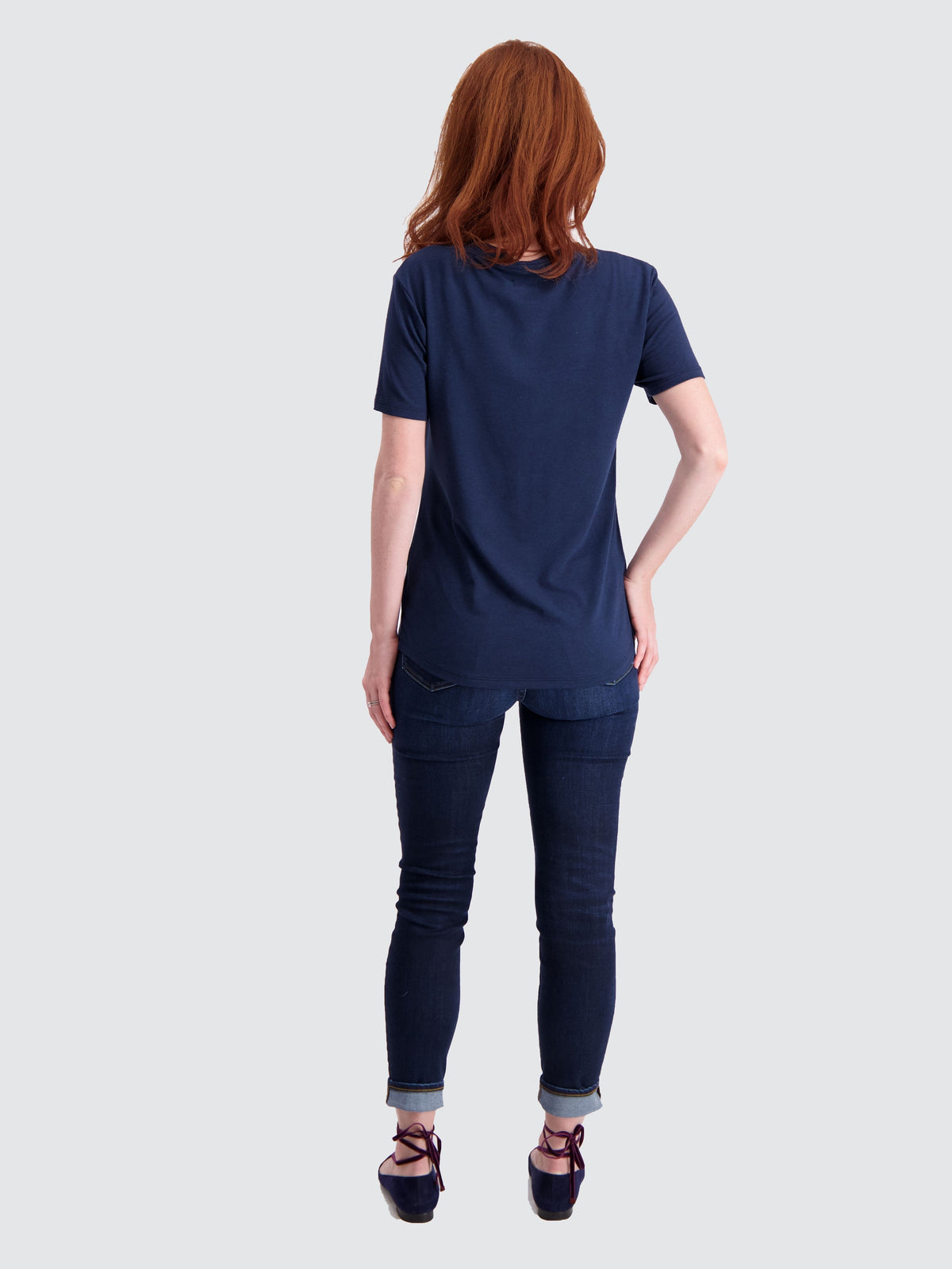 Two Blind Brothers - Womens Women's SS Henley Navy