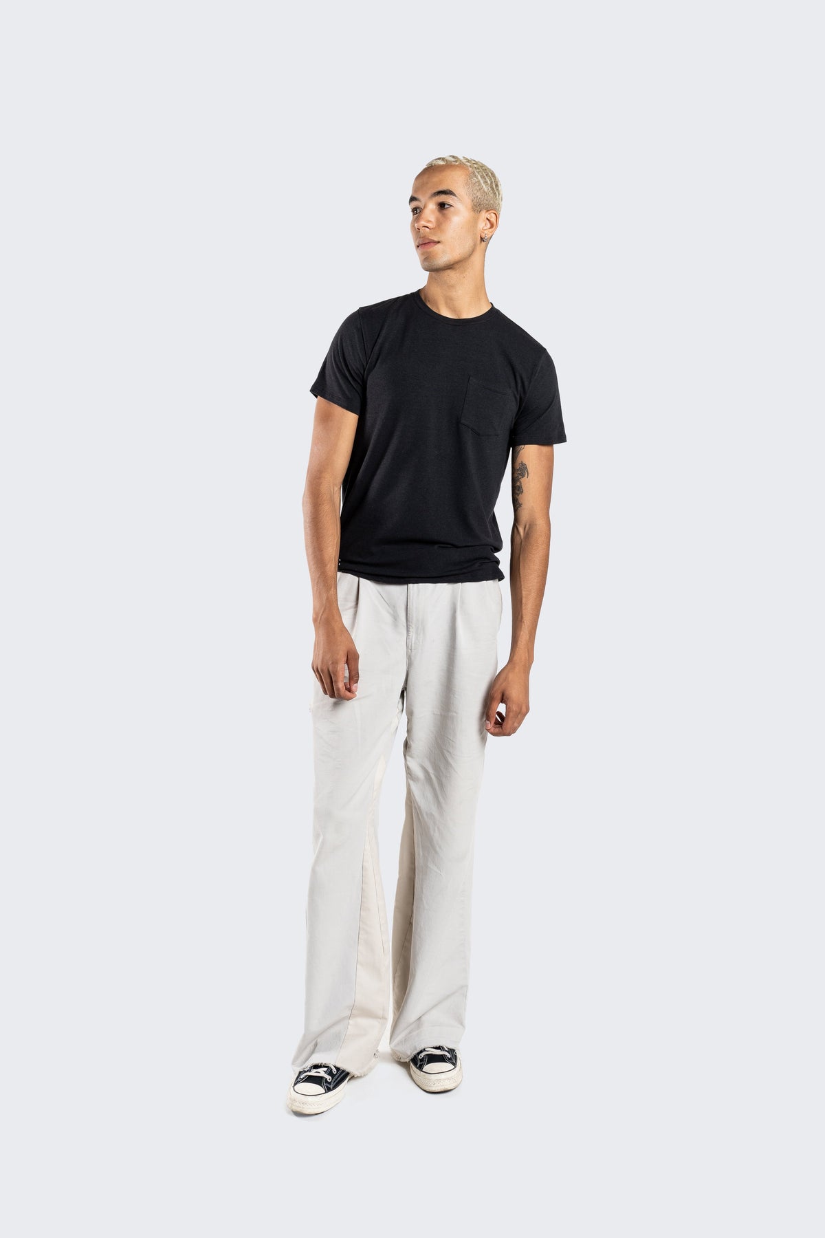 Two Blind Brothers - Mens Men's Short Sleeve Pocket Tee Black