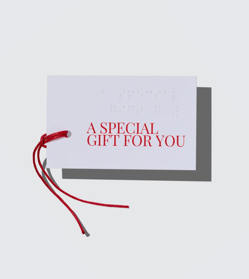 Braille Gift Tag