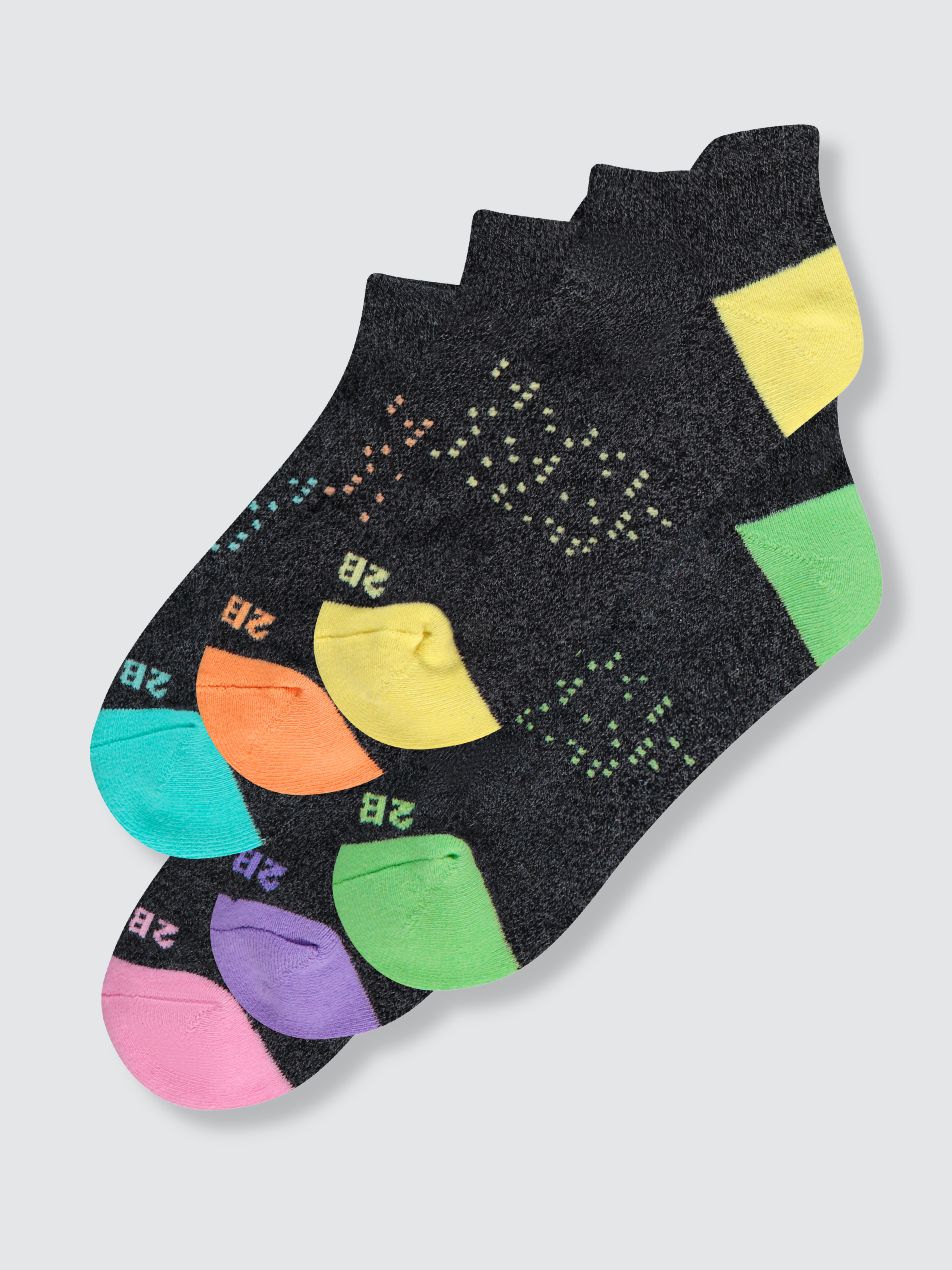 Two Blind Brothers - Gift Pastel Rainbow Ankle Sock Bundle (6 Pairs) Pastel-Rainbow-Ankle-Sock-Bundle-(6-Pairs)
