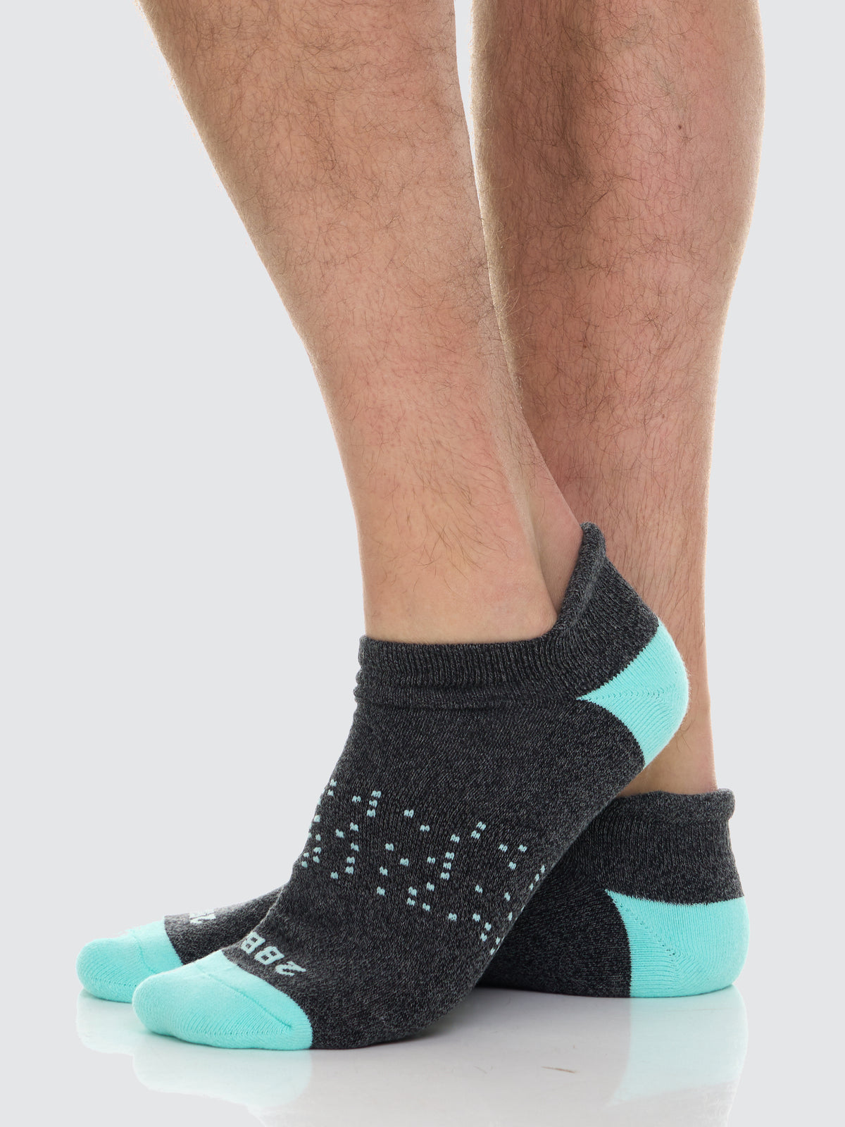 Two Blind Brothers - Gift Pastel Rainbow Ankle Sock Bundle (6 Pairs) Blue