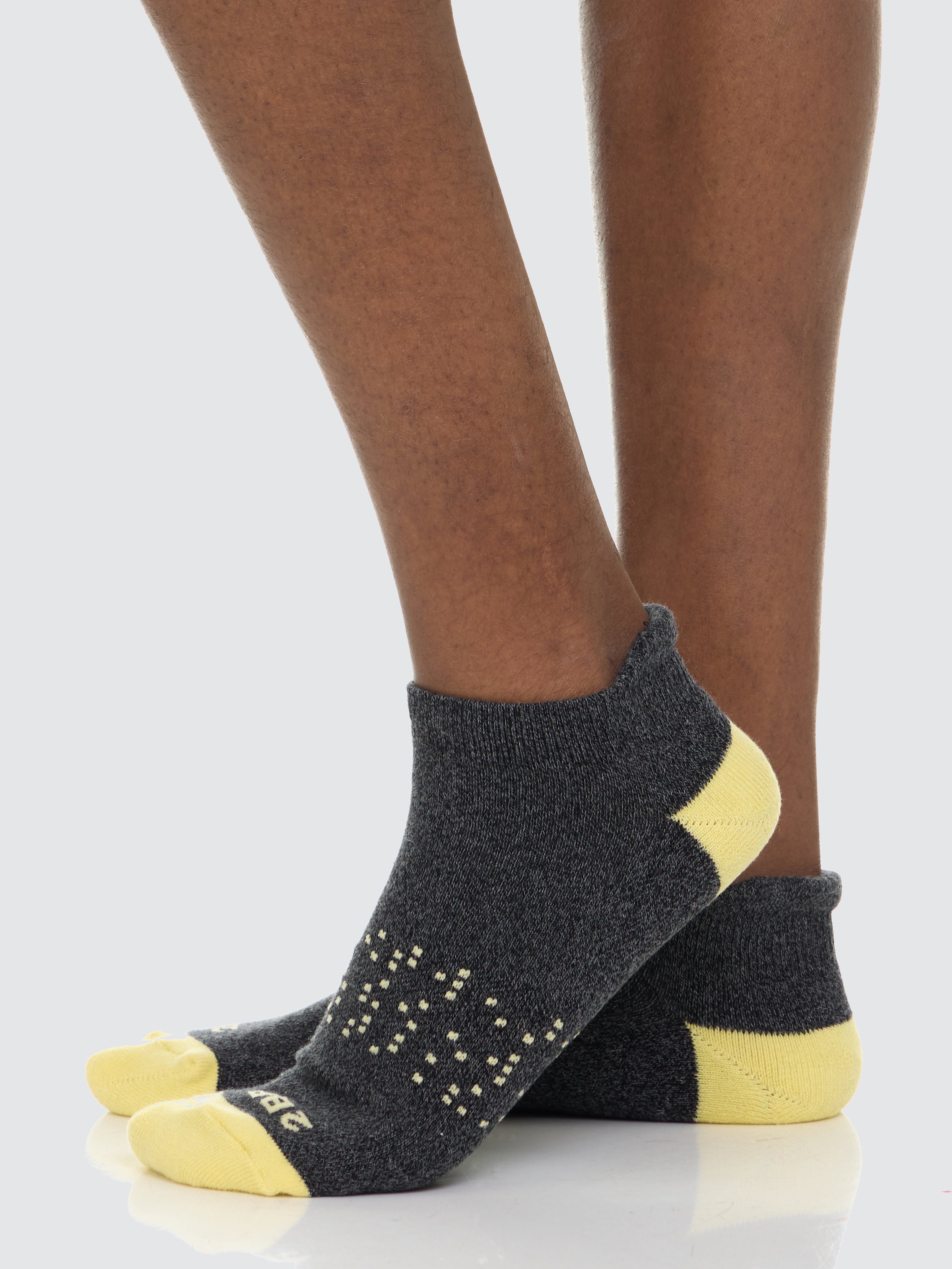 Two Blind Brothers - Gift Pastel Rainbow Ankle Sock Bundle (6 Pairs) Yellow