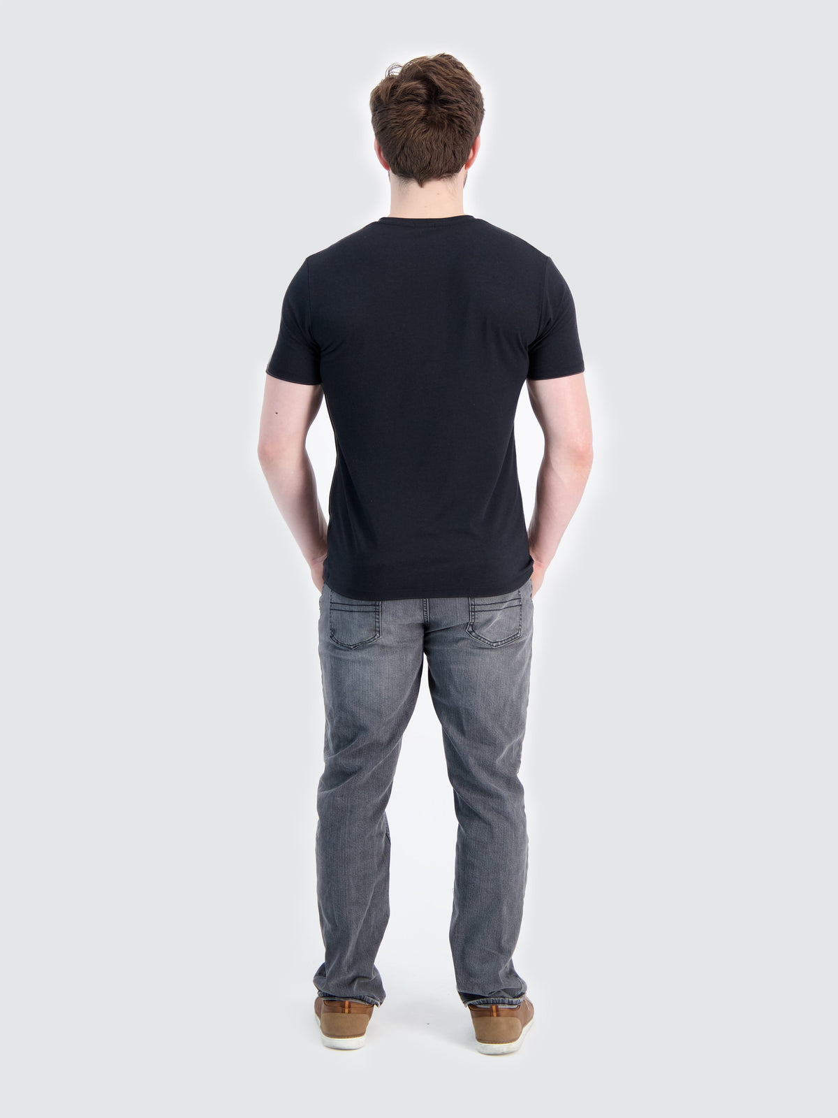 Two Blind Brothers - Mens Men's SS V-Neck Tee Black