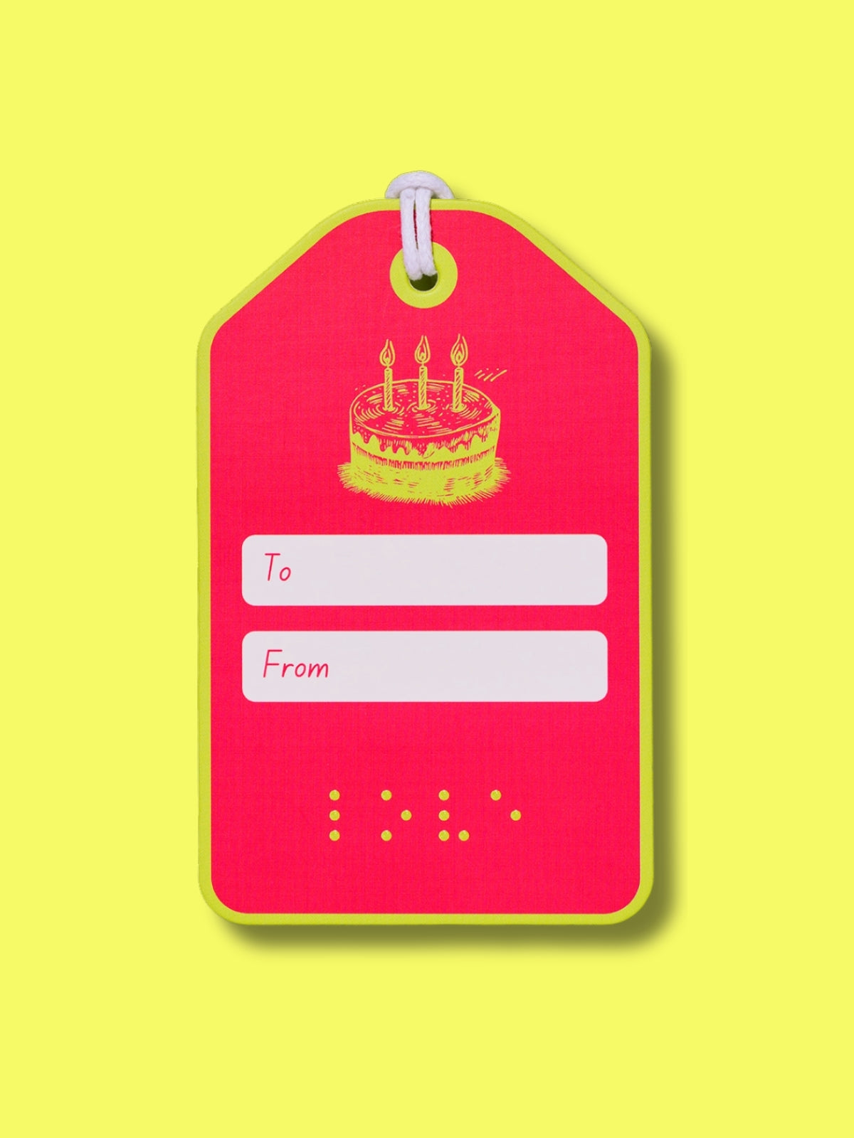 Two Blind Brothers - Gift Tag LoveTags Cake