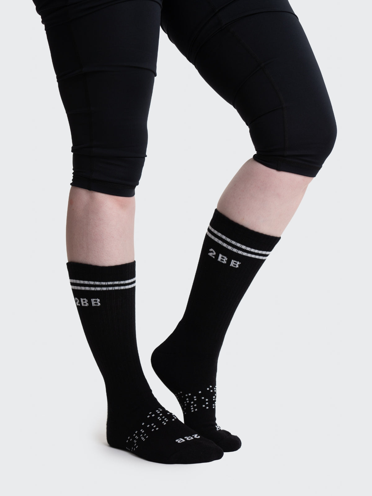 Two Blind Brothers - Gift Neutral Calf Sock Bundle (4 Pairs) Black
