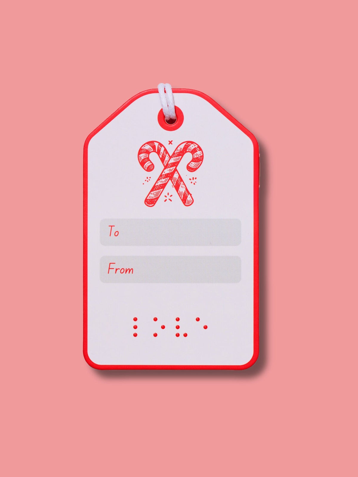 Two Blind Brothers - Gift Tag LoveTags Candy-Canes