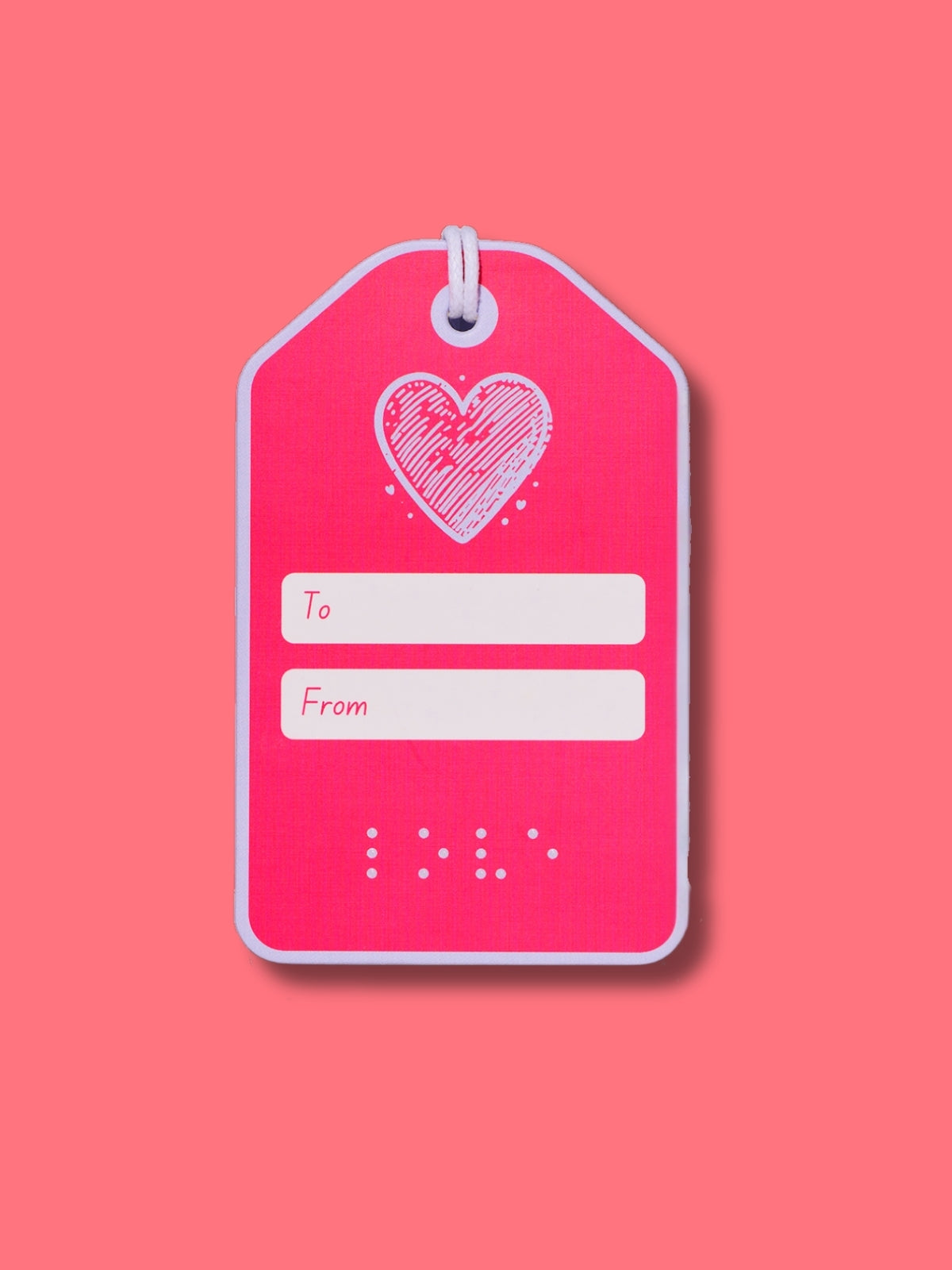 Two Blind Brothers - Gift Tag LoveTags Heart