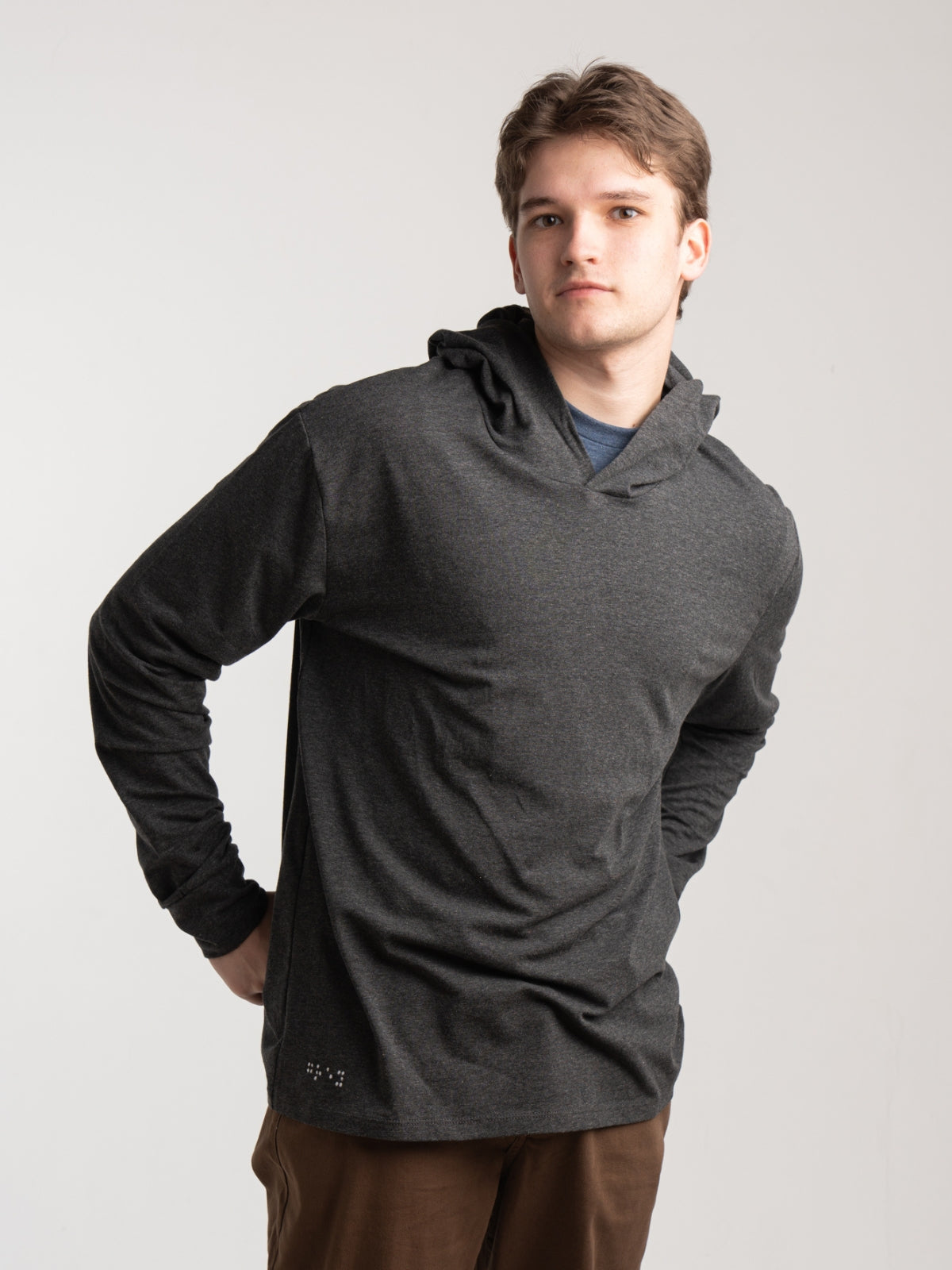 Two Blind Brothers - Mens Men's Pullover Hoodie Charcoal