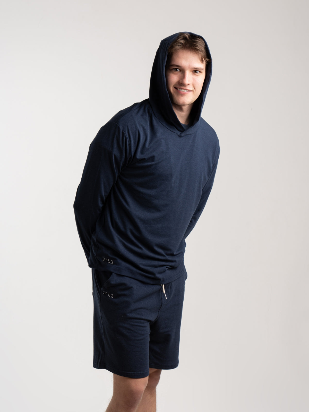 Two Blind Brothers - Mens Men's Pullover Hoodie Navy