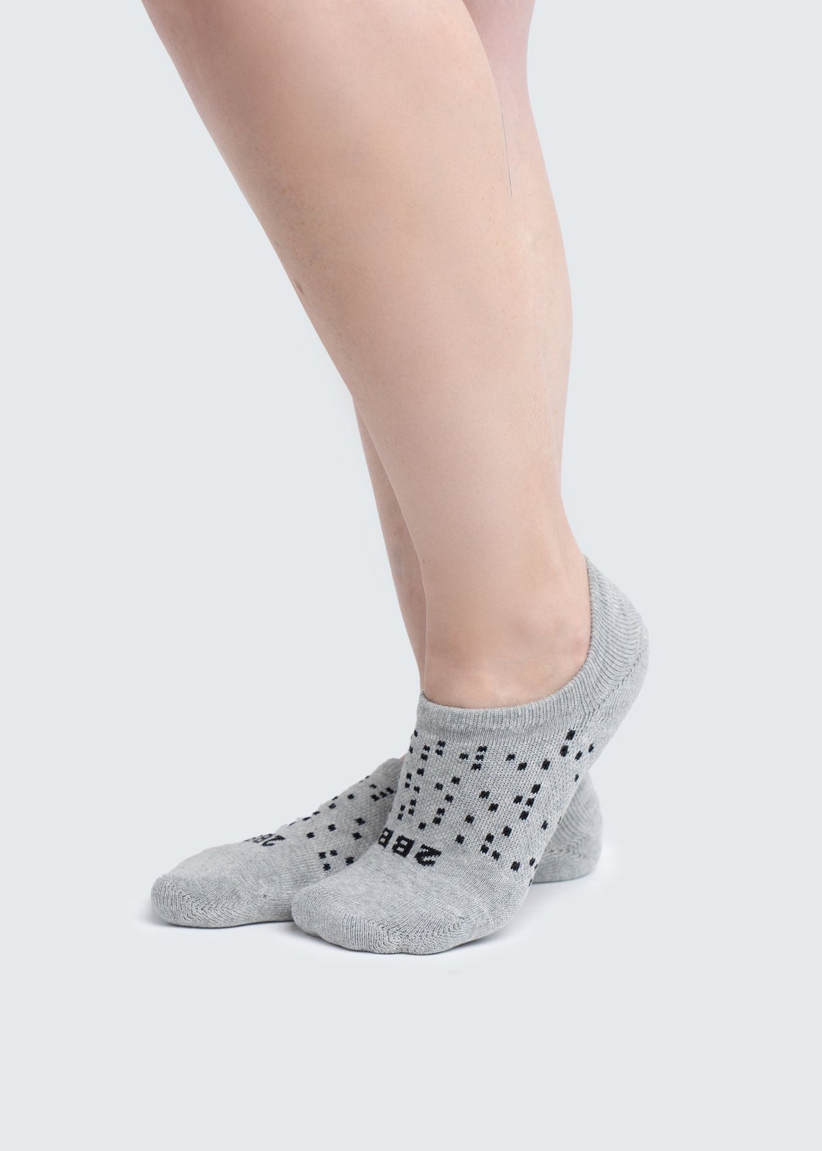 Two Blind Brothers - Gift No Show Sock Bundle (3 Pairs) Light-Grey