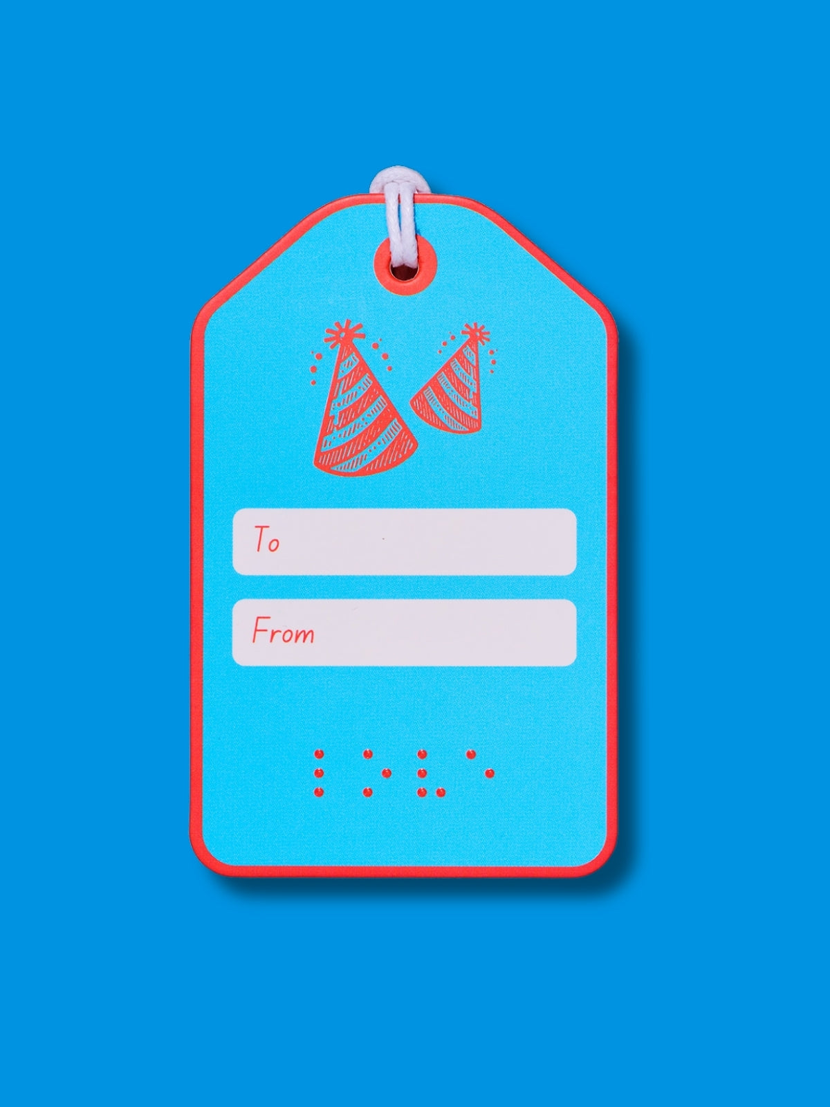 Two Blind Brothers - Gift Tag LoveTags Party-Hats
