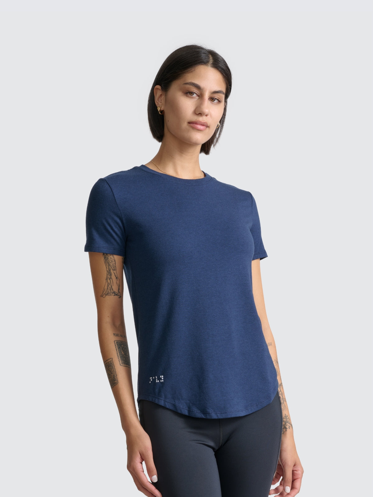 Two Blind Brothers - Womens Women's Short Sleeve Crewneck Navy