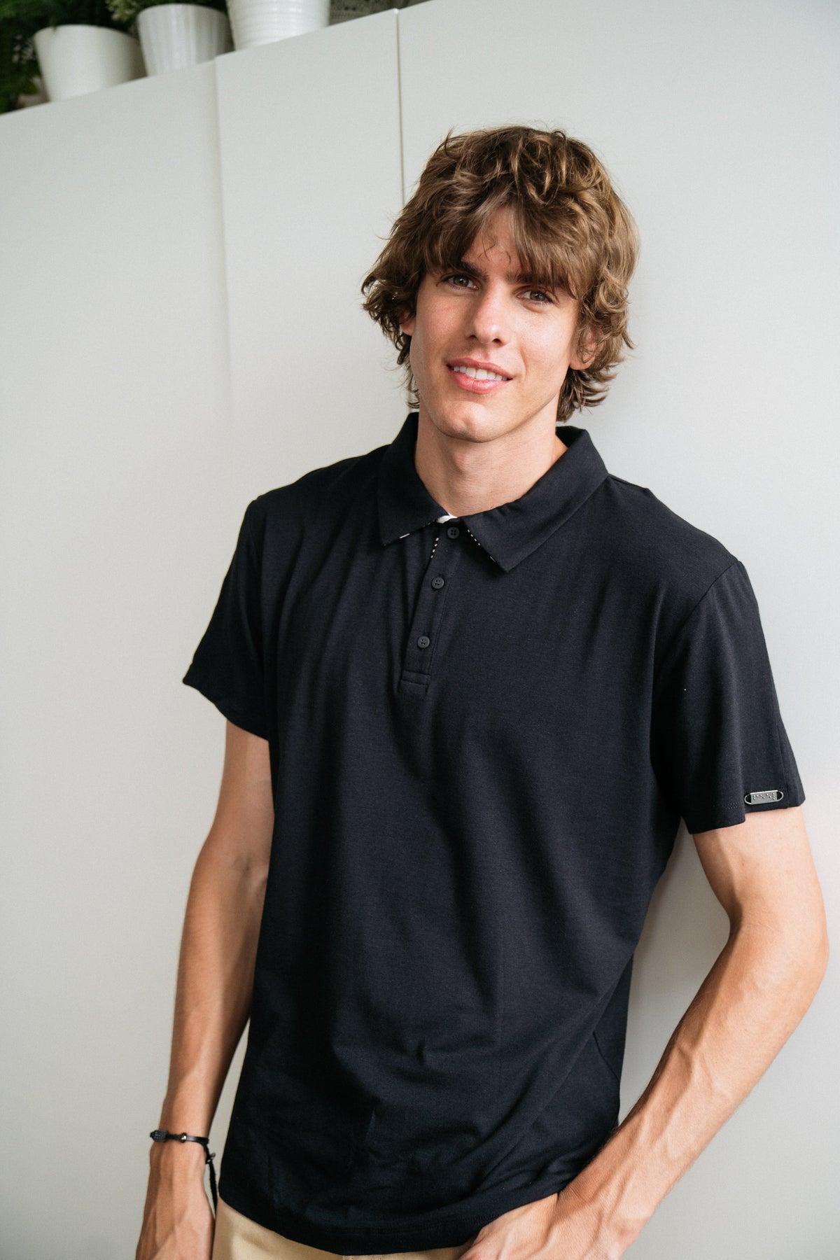 Two Blind Brothers - Mens Men's Short Sleeve Polo Black