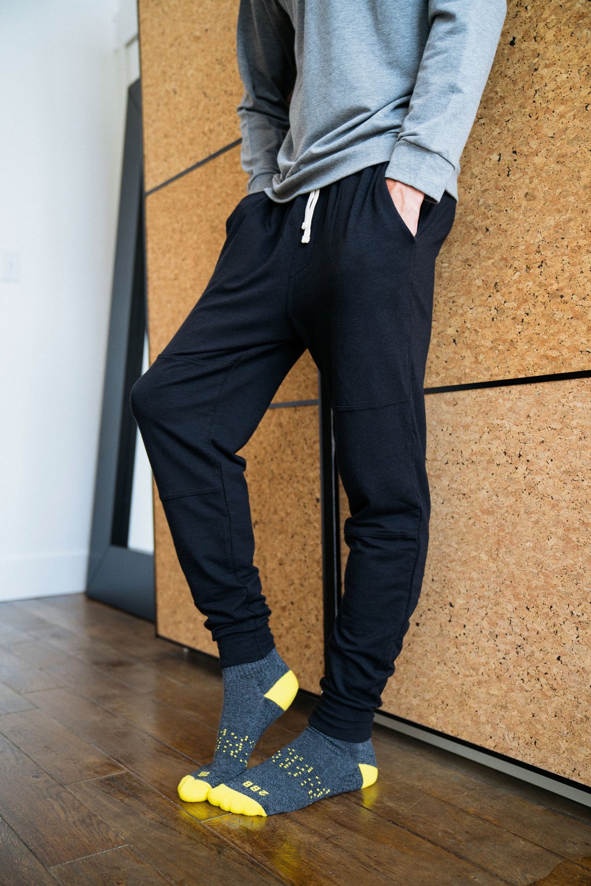 Two Blind Brothers - Mens Men's French Terry Jogger Black