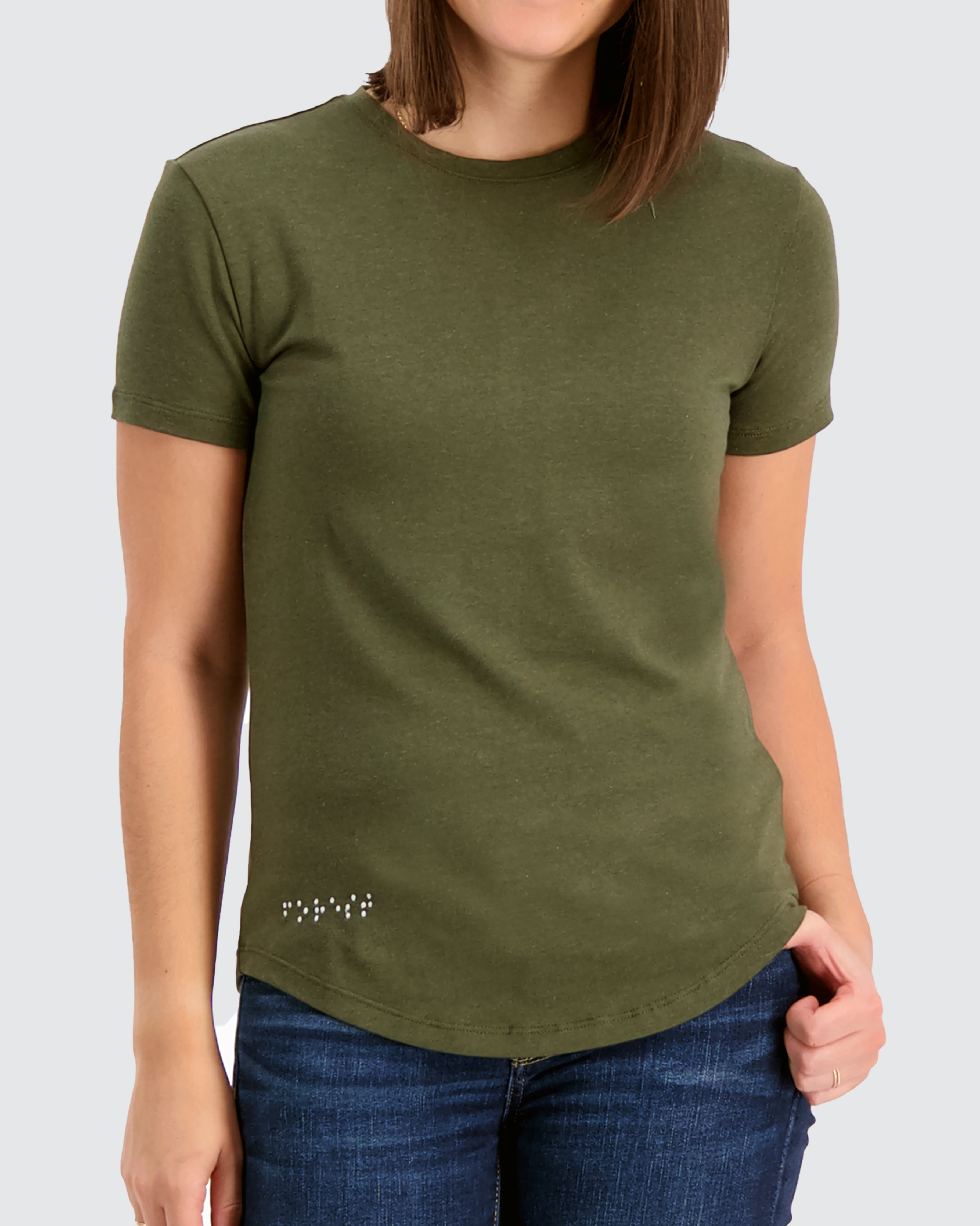 Two Blind Brothers - Womens Women's Short Sleeve Crewneck Forest