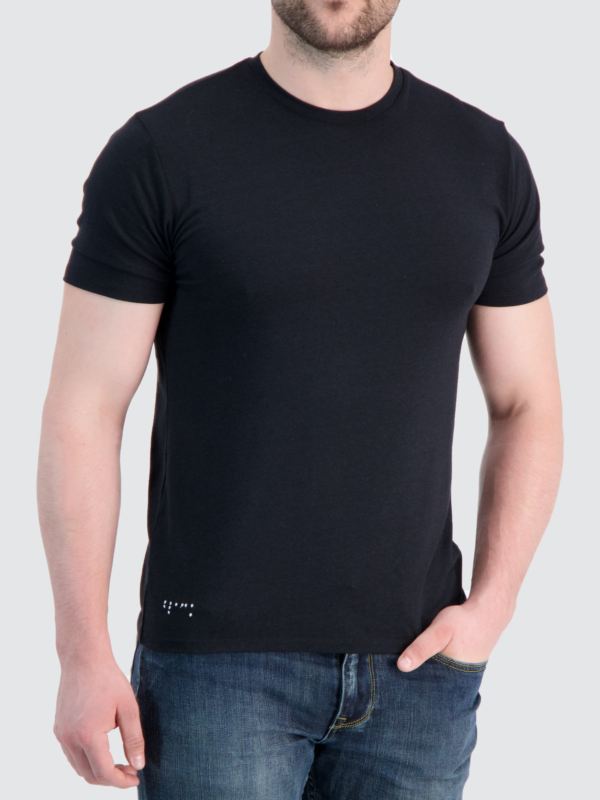 Two Blind Brothers - Mens Men's Short Sleeve Crewneck Black