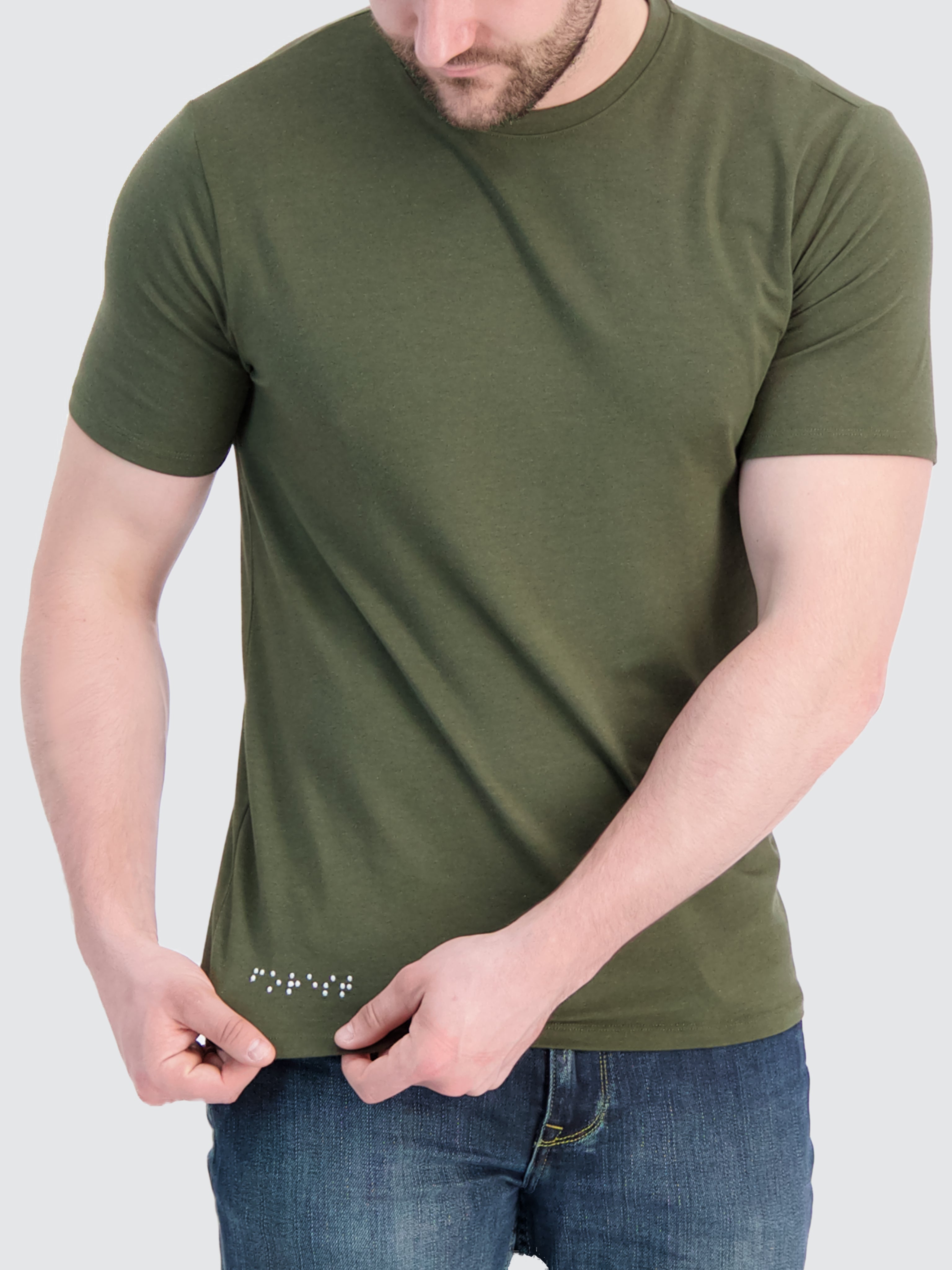 Two Blind Brothers - Mens Men's SS Crewneck Tee Forest