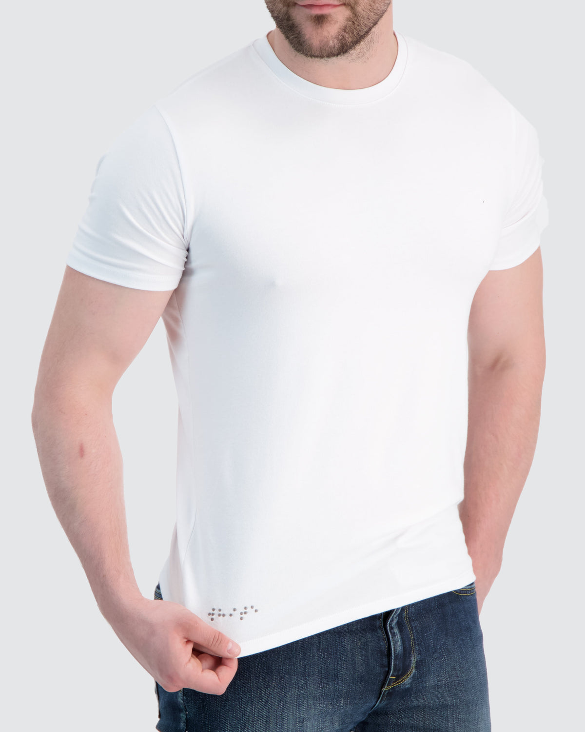 Two Blind Brothers - Mens Men's SS Crewneck Tee White