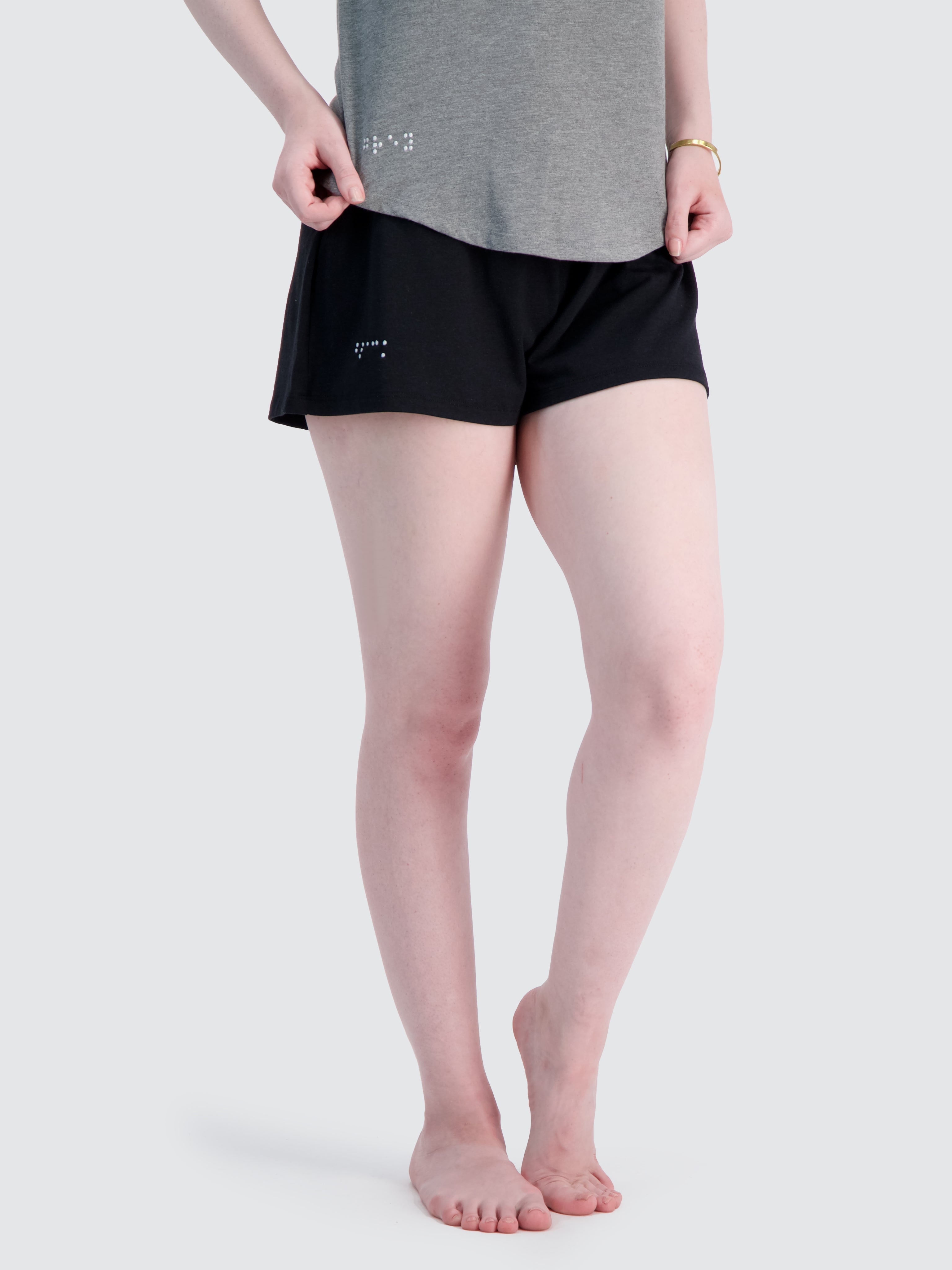 Two Blind Brothers - Womens Women's Jersey Lounge Shorts Black