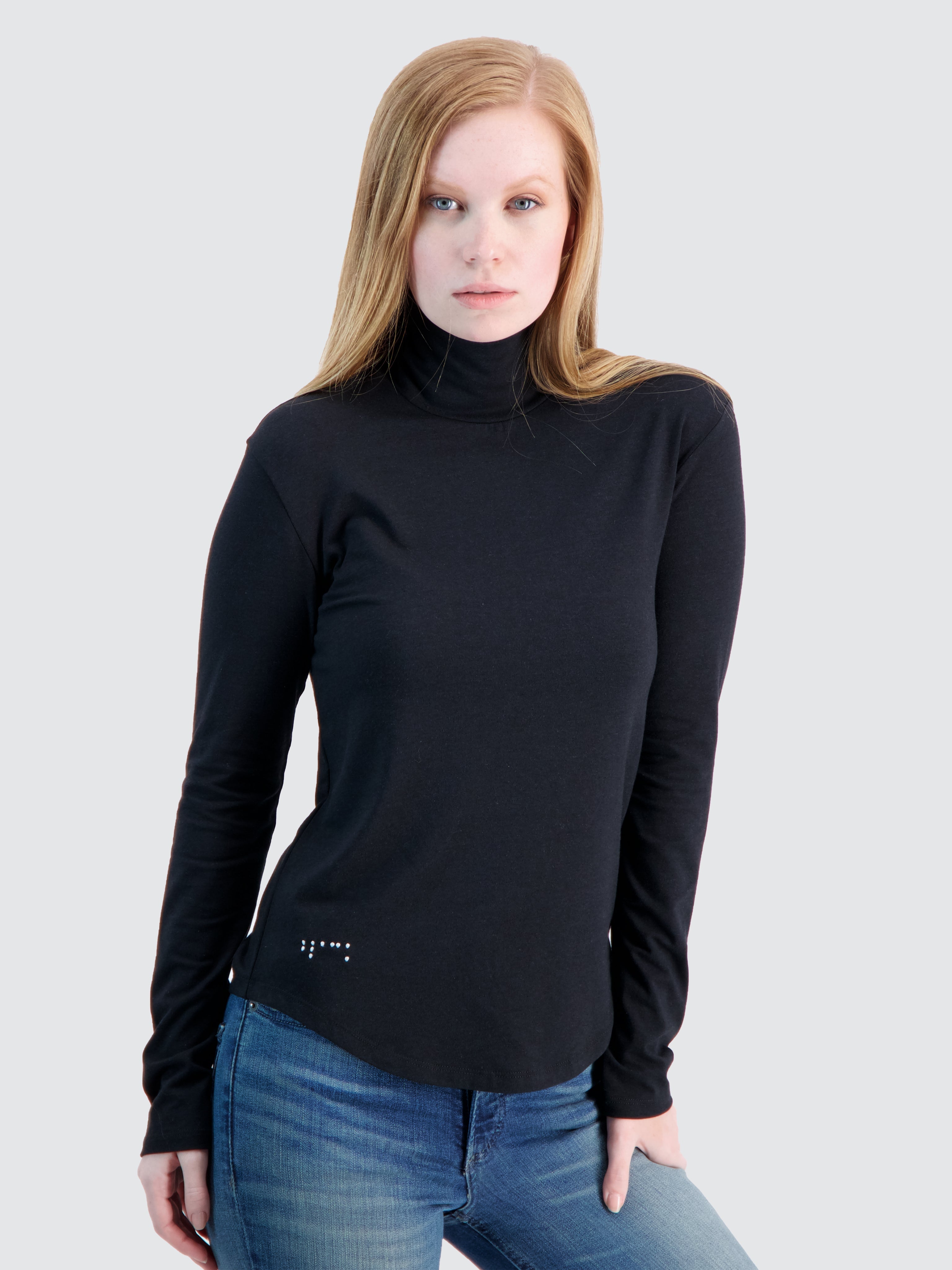 Two Blind Brothers - Womens Women's Turtleneck Black