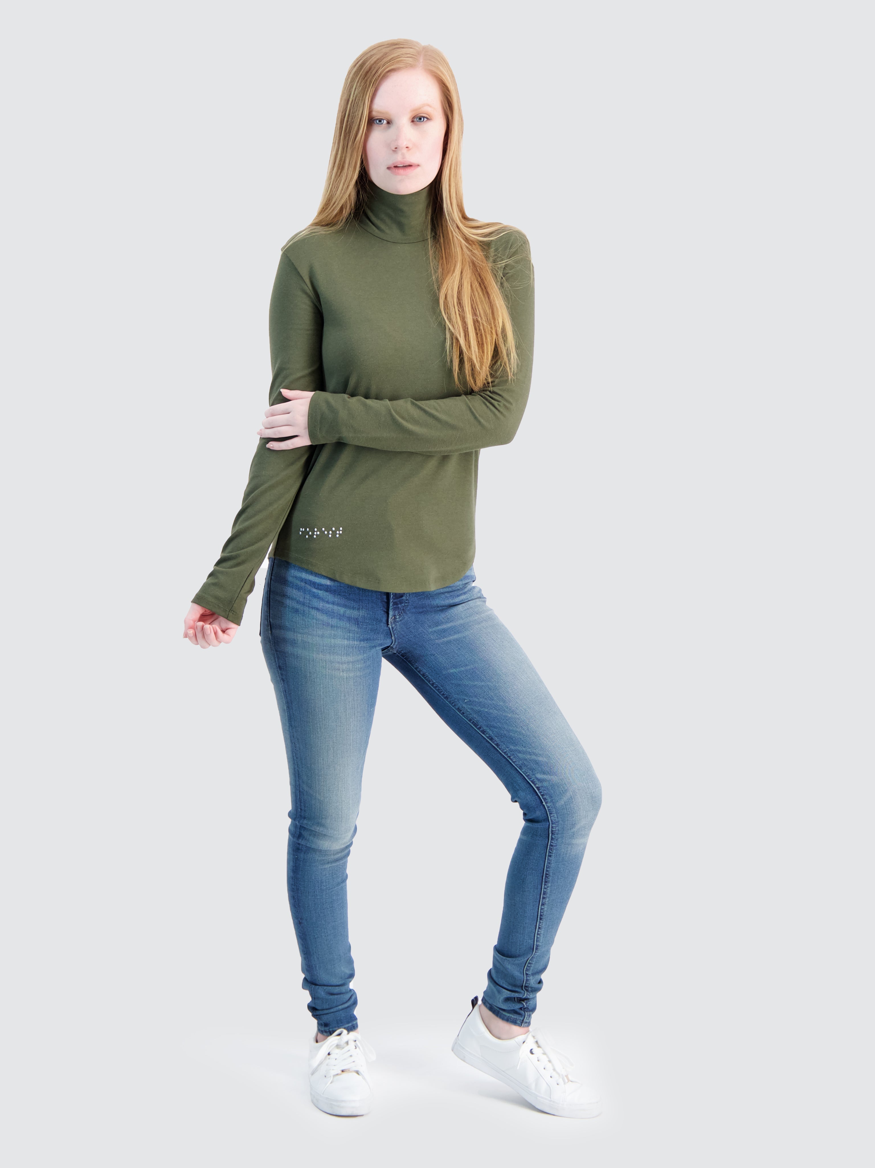 Two Blind Brothers - Womens Women's Turtleneck Forest