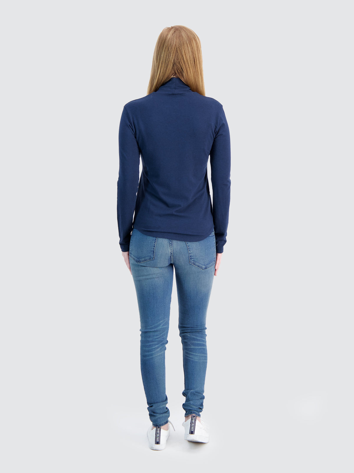 Two Blind Brothers - Womens Women's Turtleneck Navy