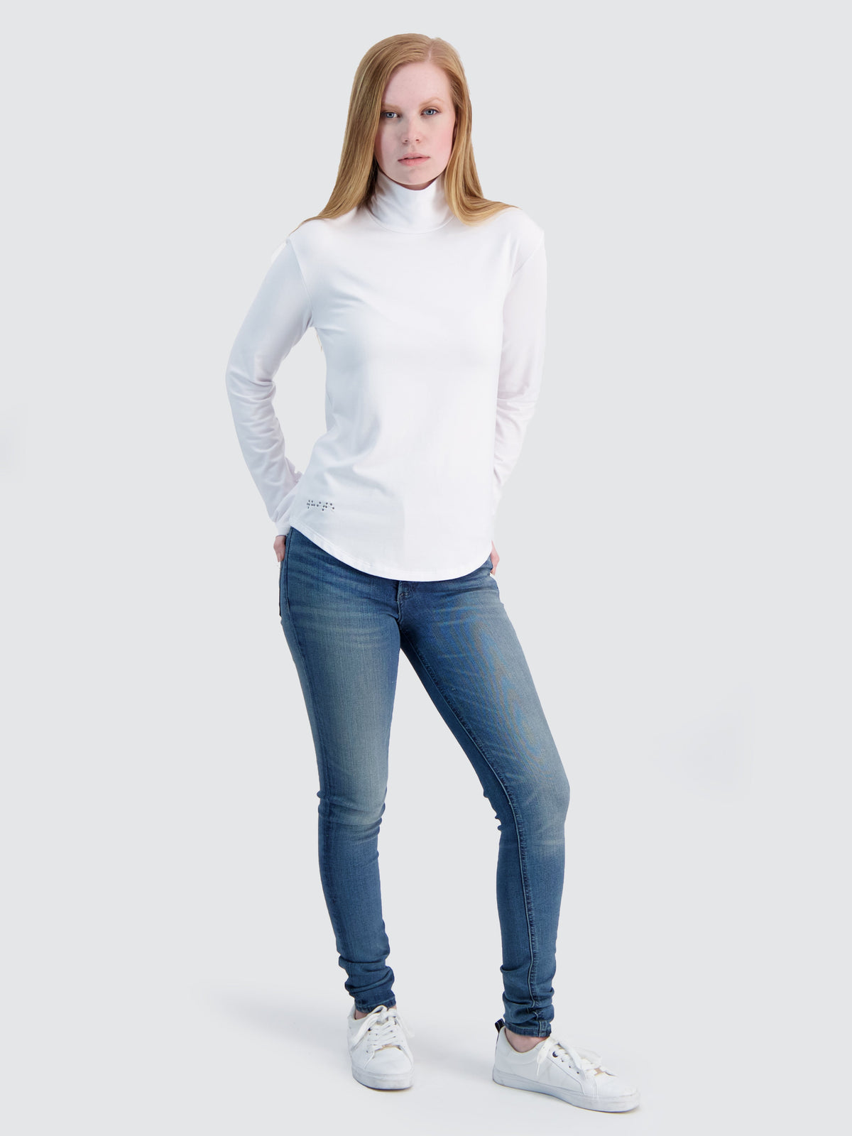 Two Blind Brothers - Womens Women's Turtleneck White