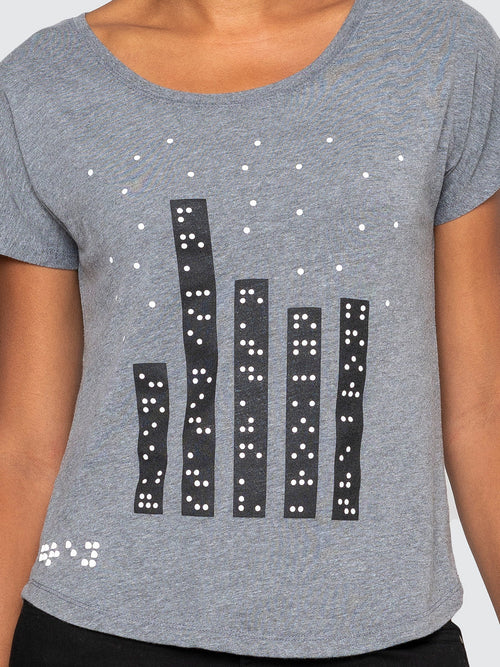 NYC Skyline Graphic Dolman in XS
