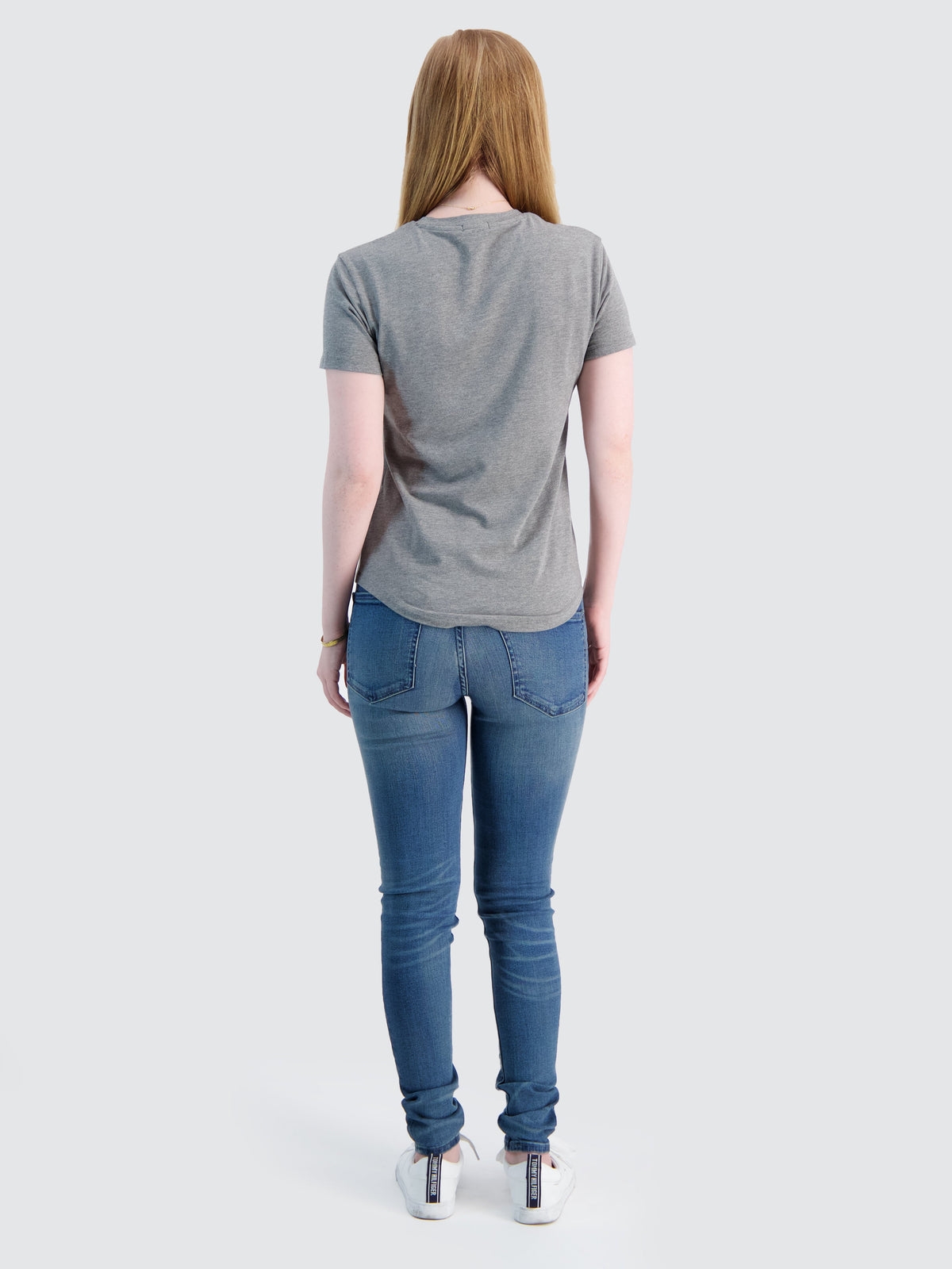 Two Blind Brothers - Womens Women's Short Sleeve V-Neck Tee Medium-Grey-Heather