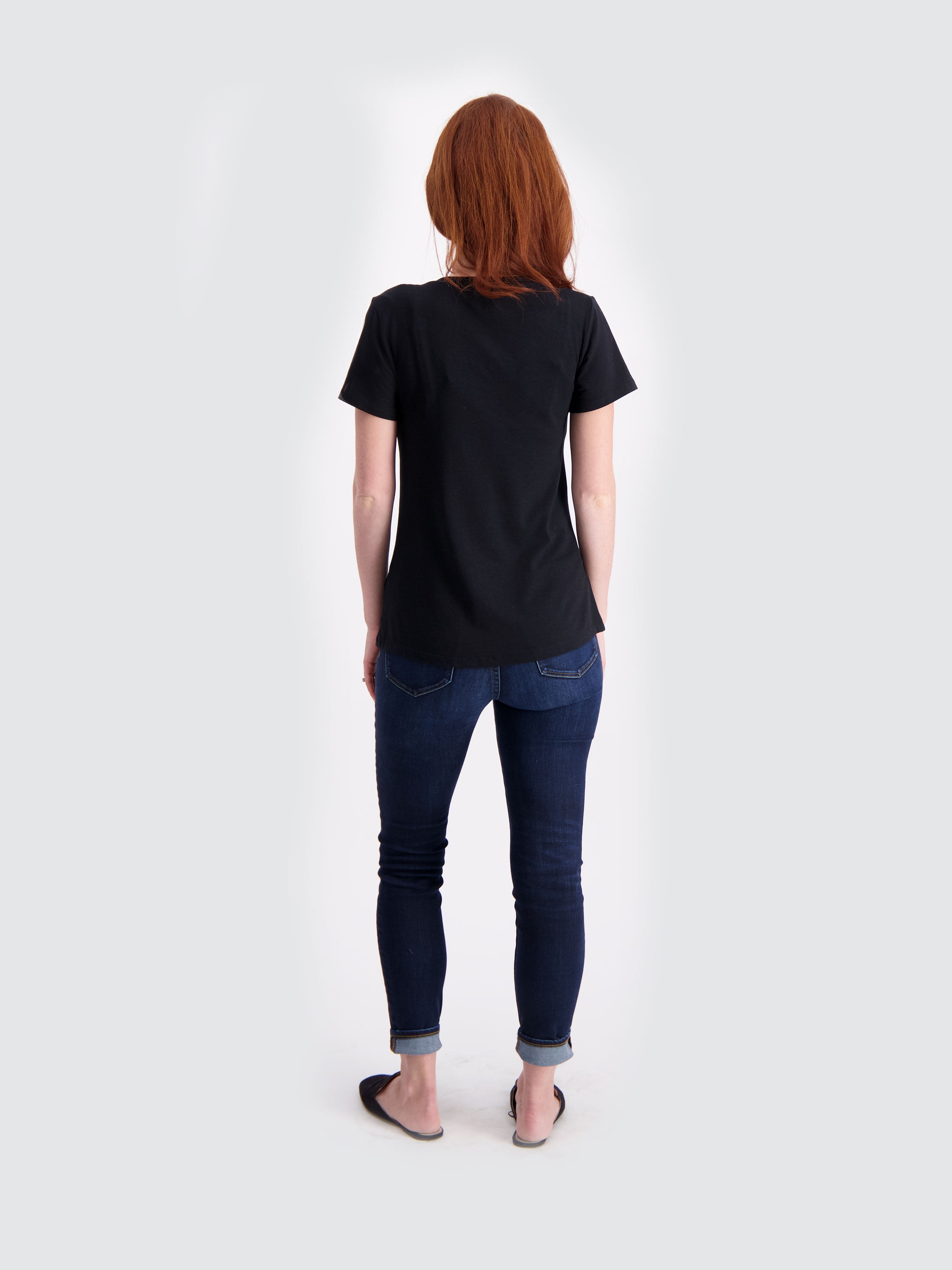 Two Blind Brothers - Womens Women's SS Henley Black