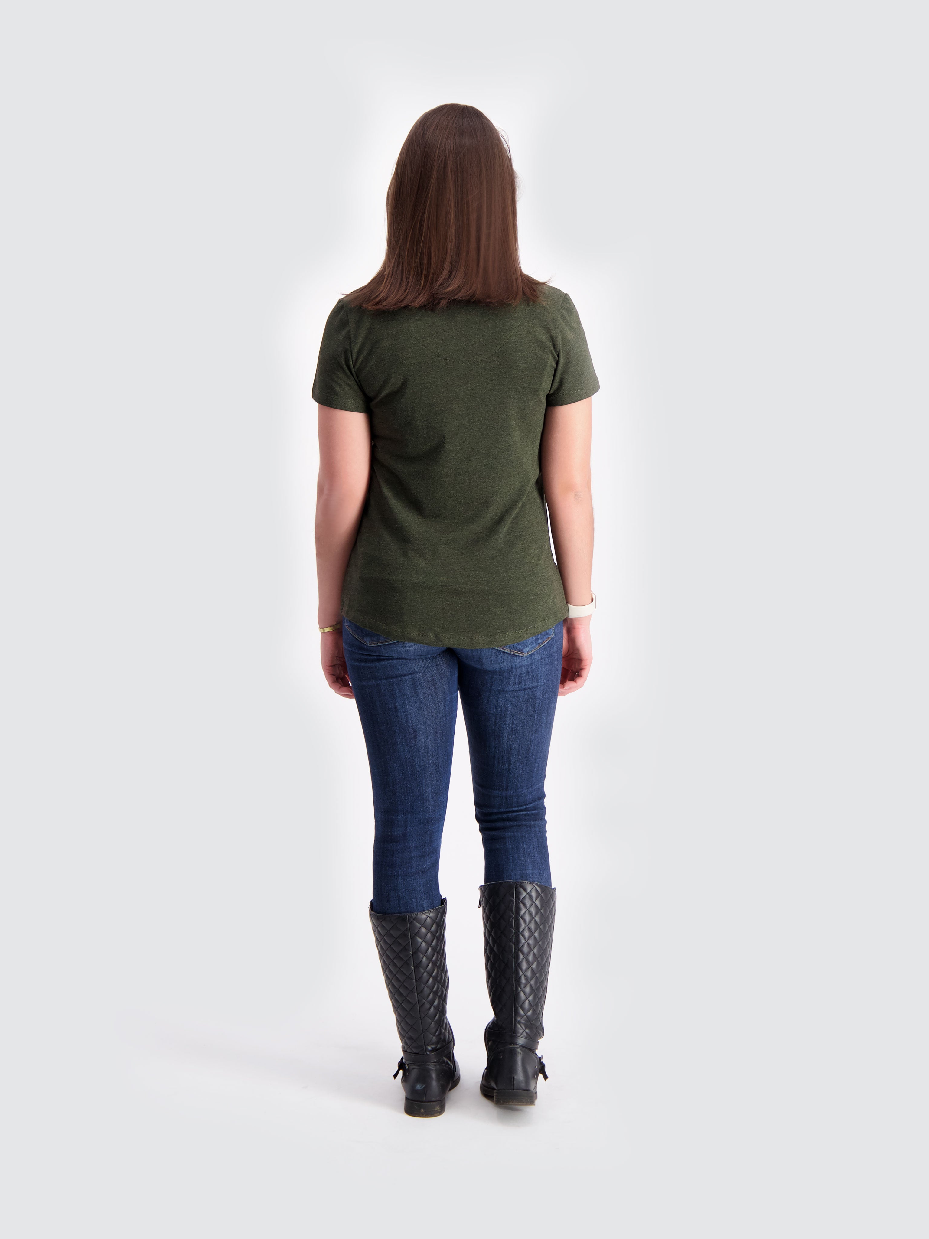 Two Blind Brothers - Womens Women's SS Henley Forest