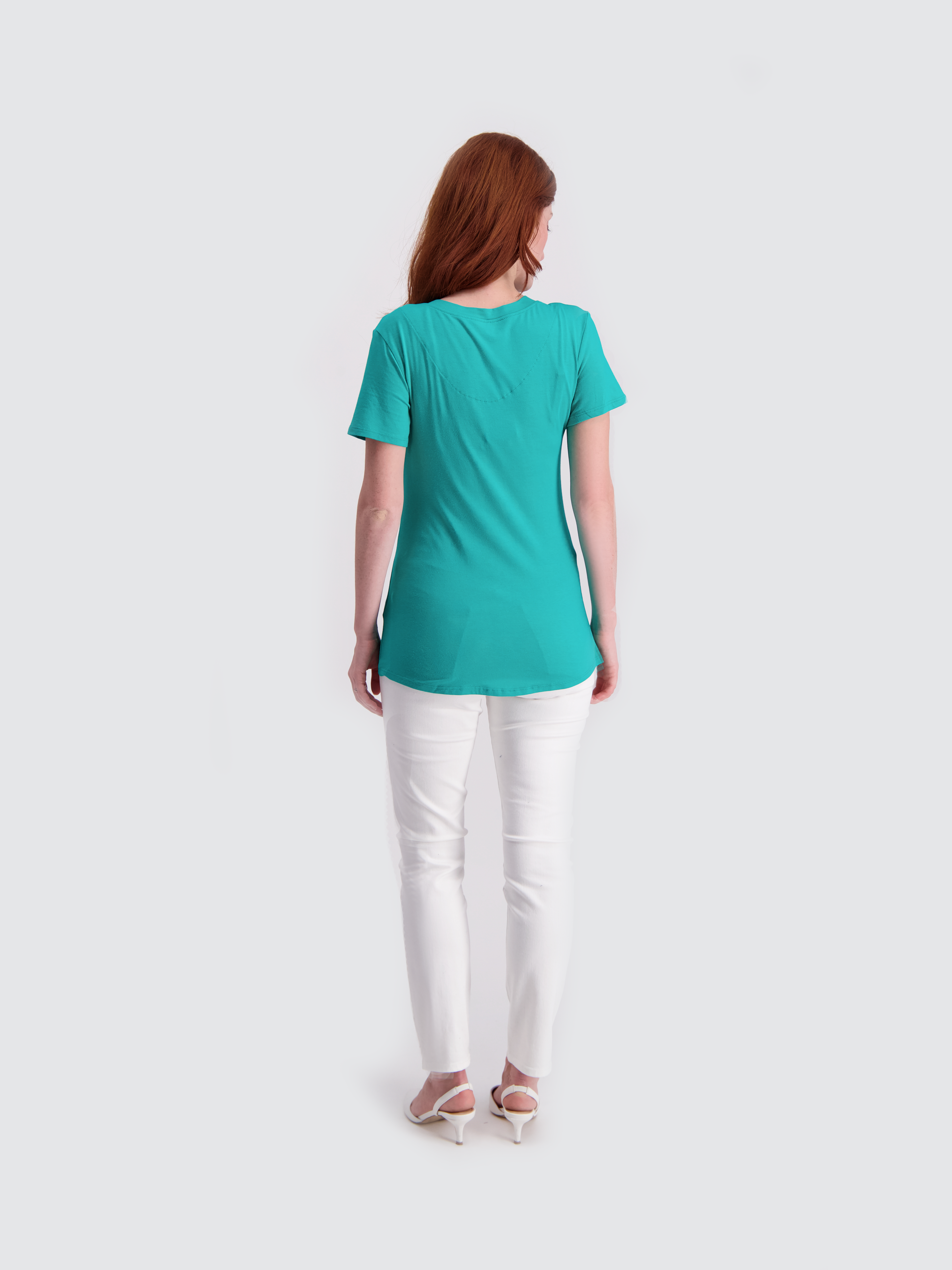 Two Blind Brothers - Womens Women's SS Henley Seafoam