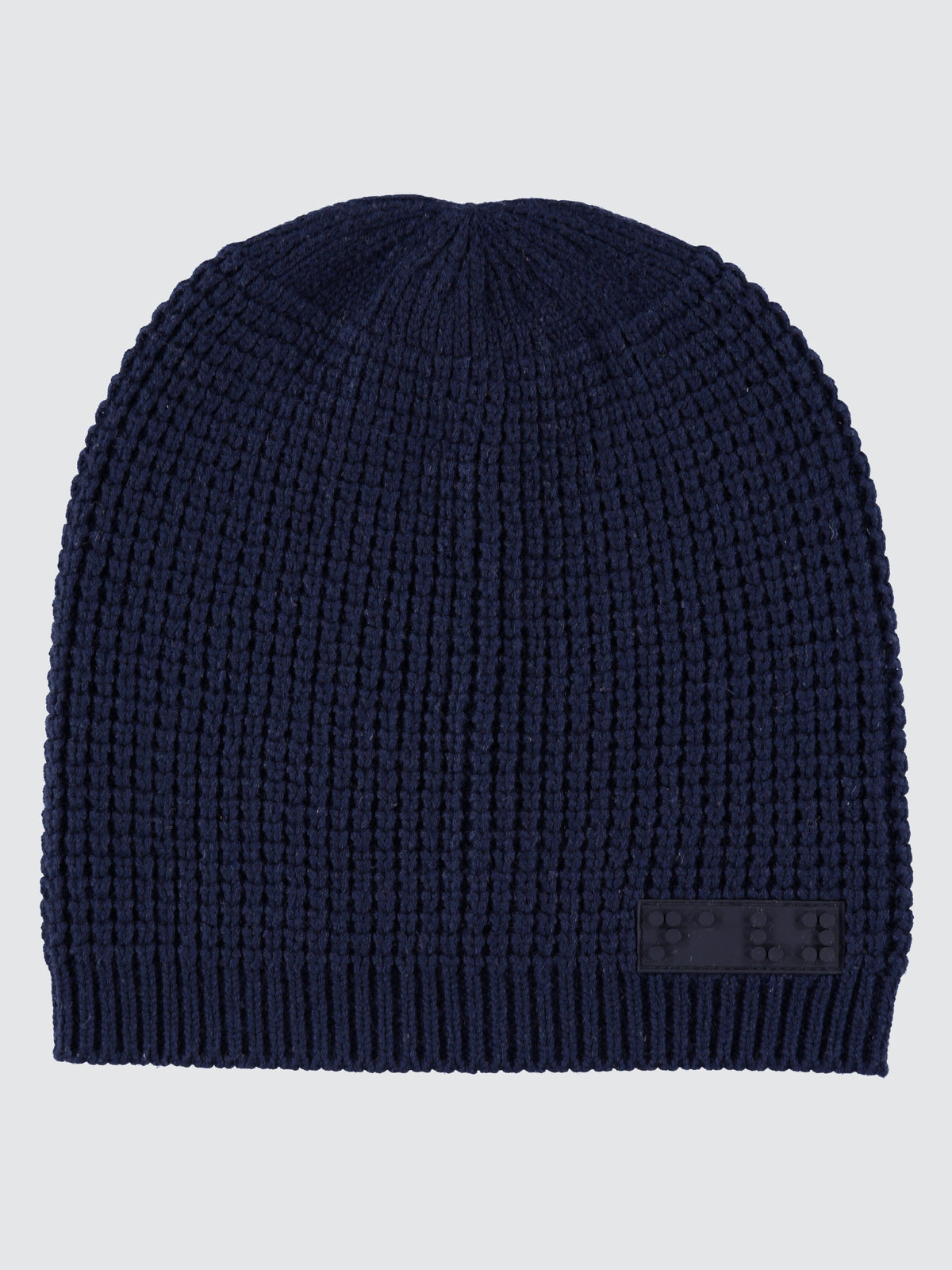 Two Blind Brothers - Gift Waffle Knit Beanie & Scarf Set Navy