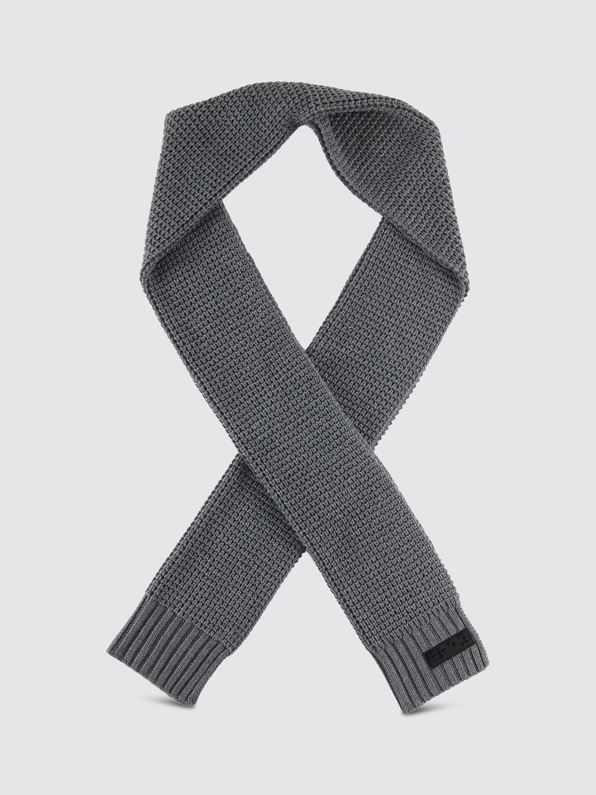 Two Blind Brothers - Gift Waffle Knit Scarf Grey