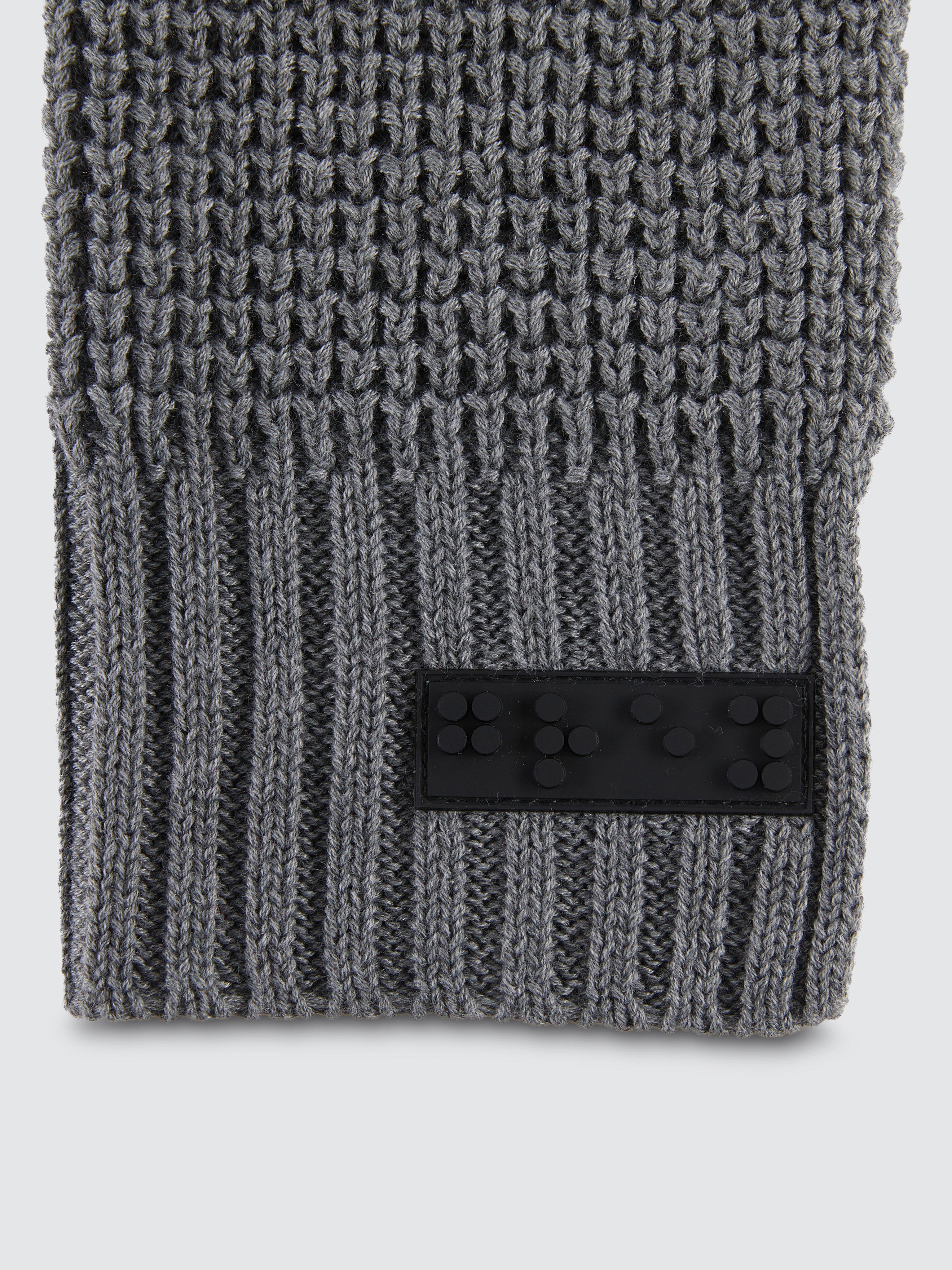 Two Blind Brothers - Gift Waffle Knit Scarf Grey