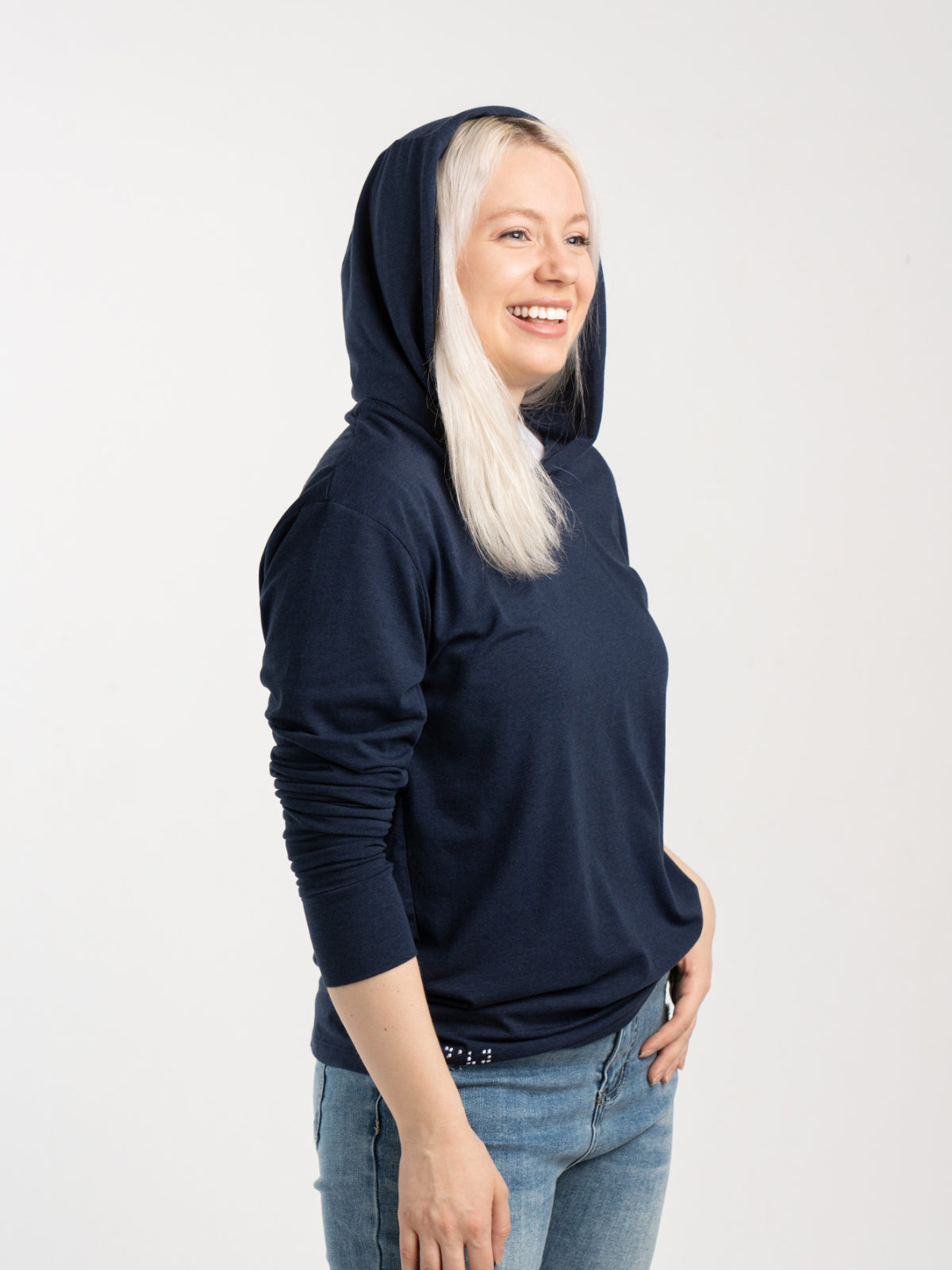 Two Blind Brothers - Womens Women's Pullover Hoodie Navy