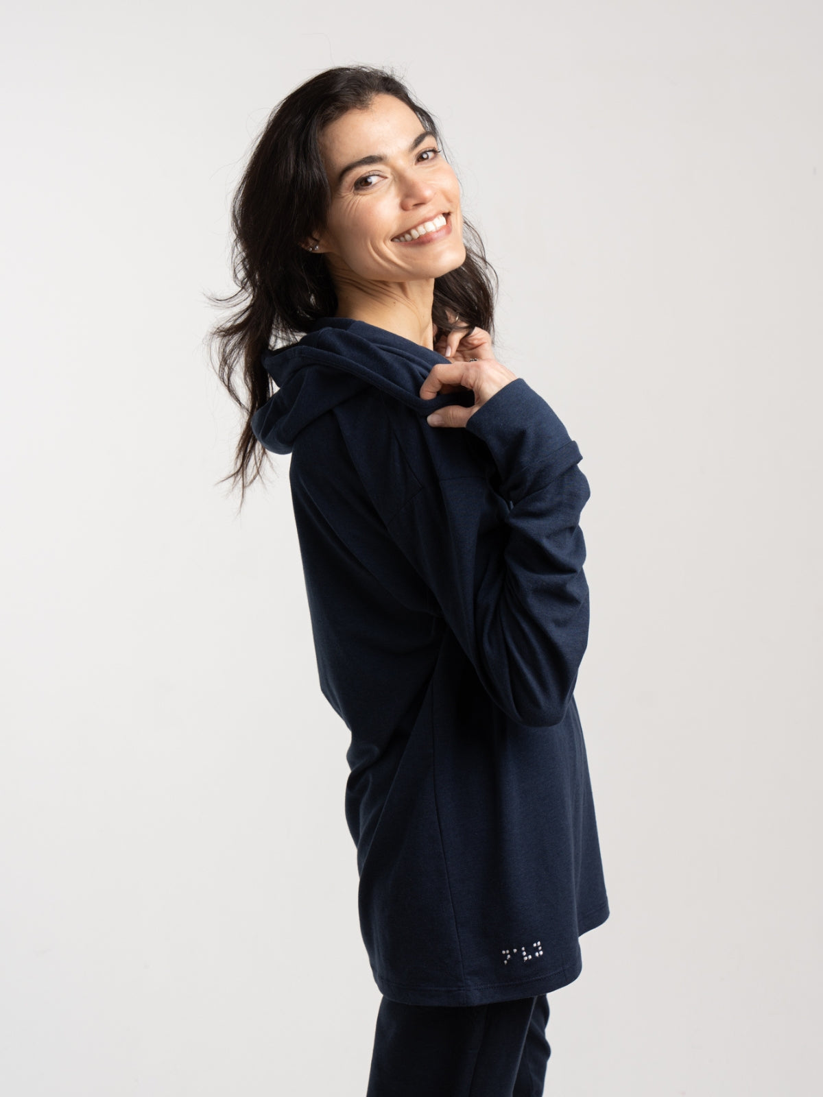 Two Blind Brothers - Womens Women's Pullover Hoodie Navy