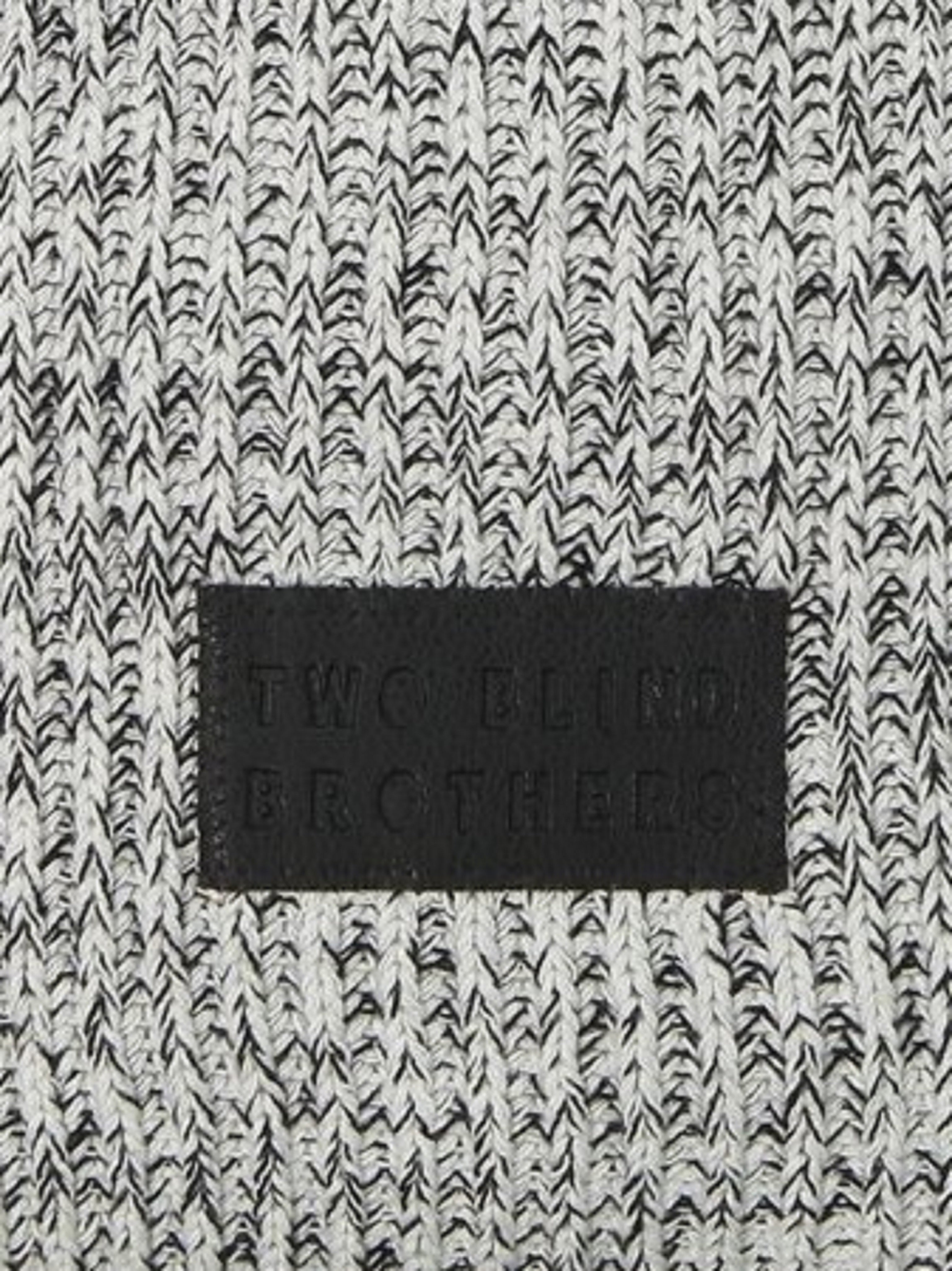 Two Blind Brothers - Gift Cotton Blanket Black-+-White