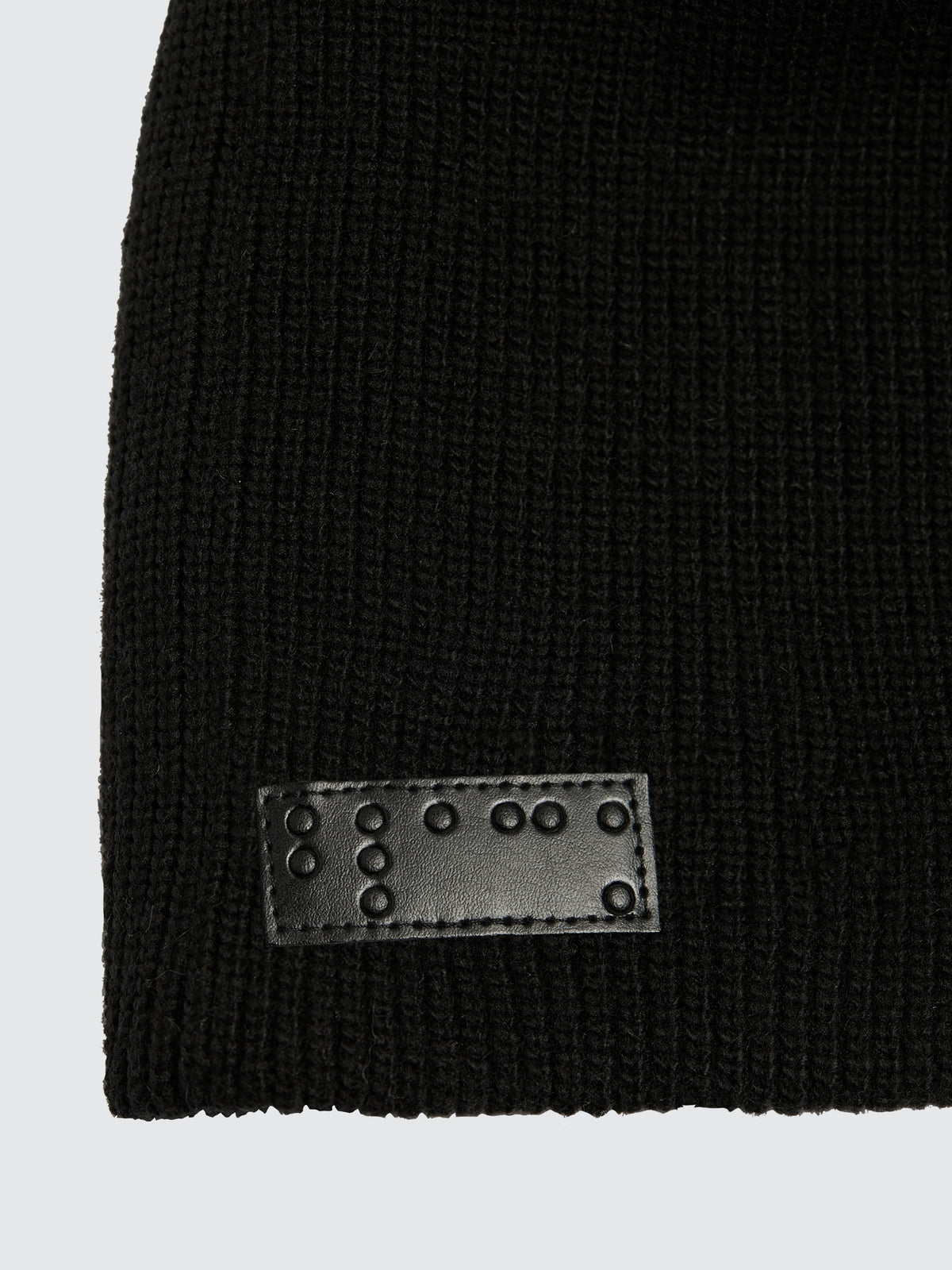 Two Blind Brothers - Gift Beanie Ribbed Knit Black