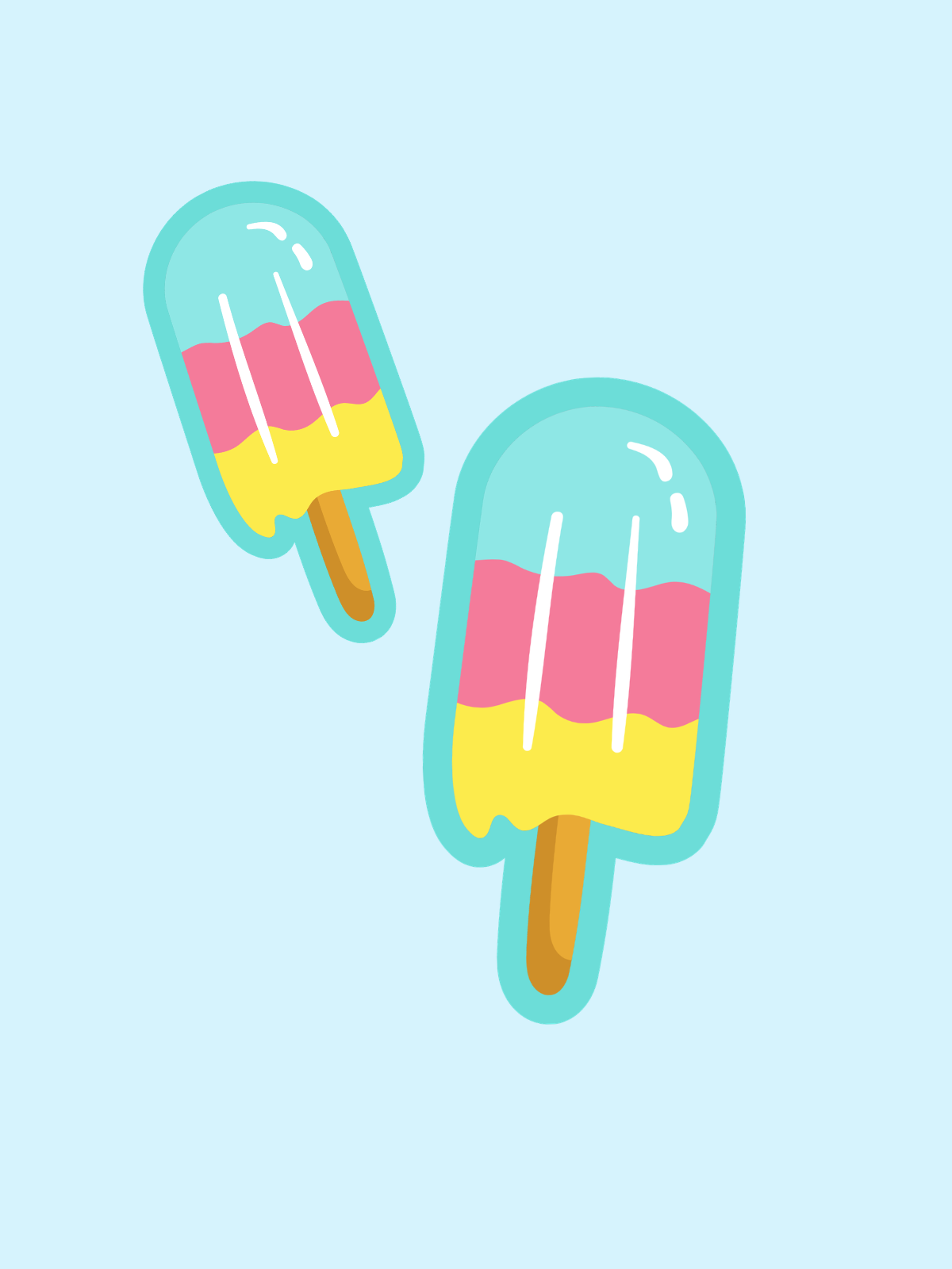 Two Blind Brothers - sticker Scratch & Sniff Summer Watermelon Stickers all