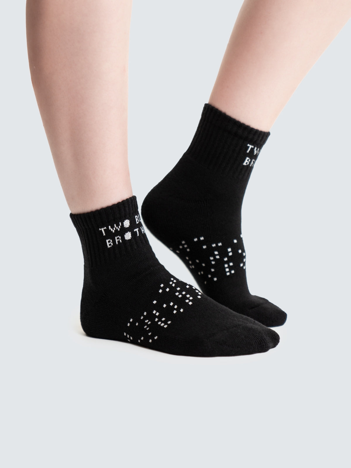 Two Blind Brothers - Gift Coolmax Quarter Socks Black