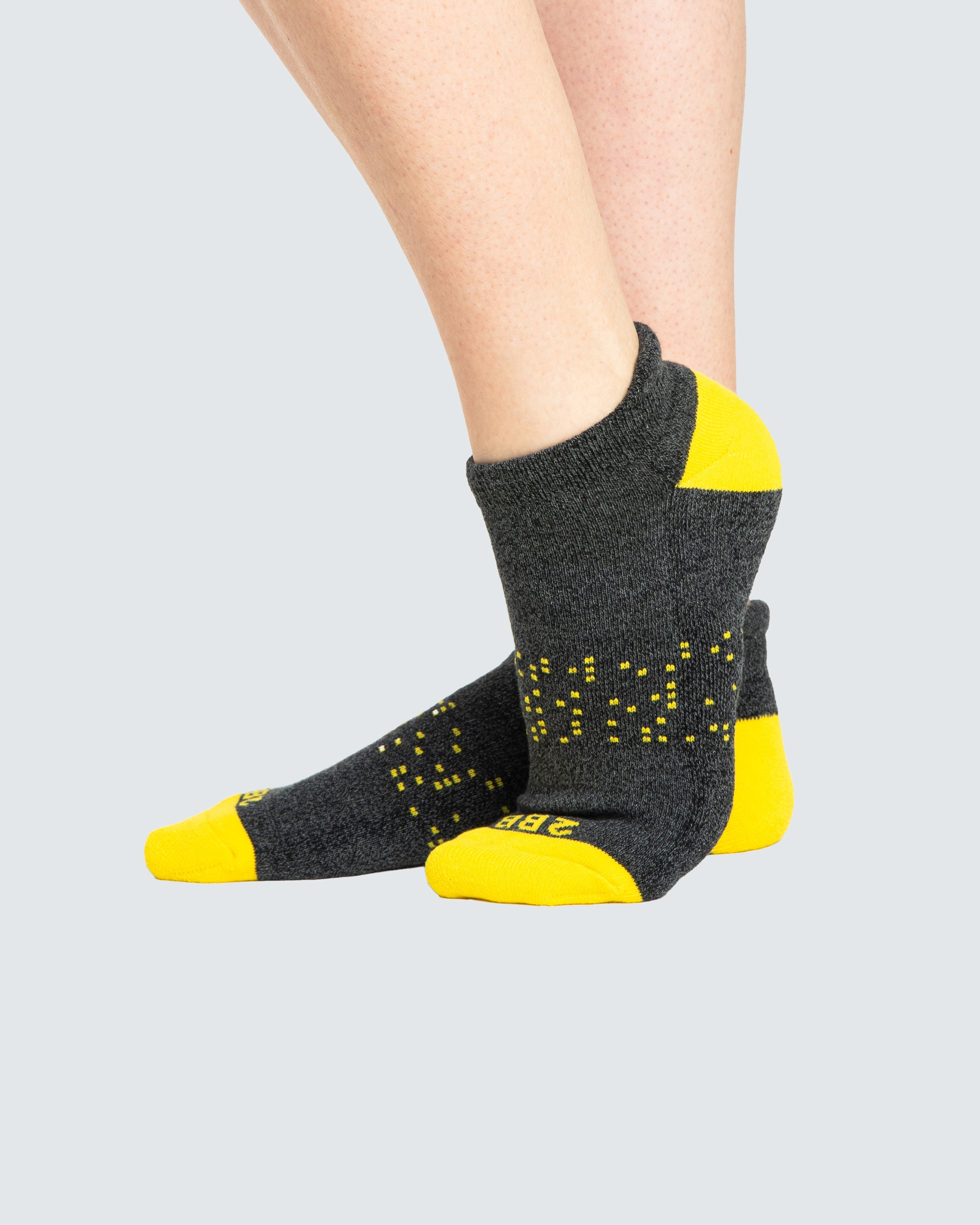 Two Blind Brothers - Gift Ankle Sock Bundle (4 Pairs) Yellow