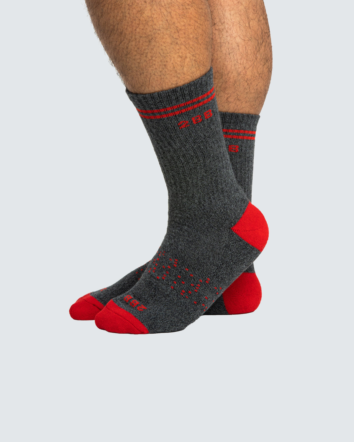 Two Blind Brothers - Gift Calf Sock Bundle (4 Pairs) Red